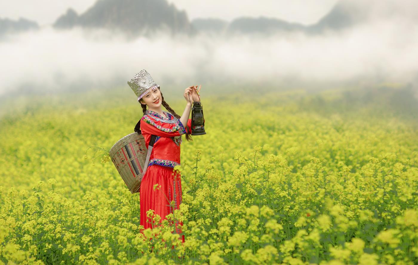 图片[33]-[YITUYU艺图语] 2021.11.09 油菜花开 如意 [33P] – 速更版-美库