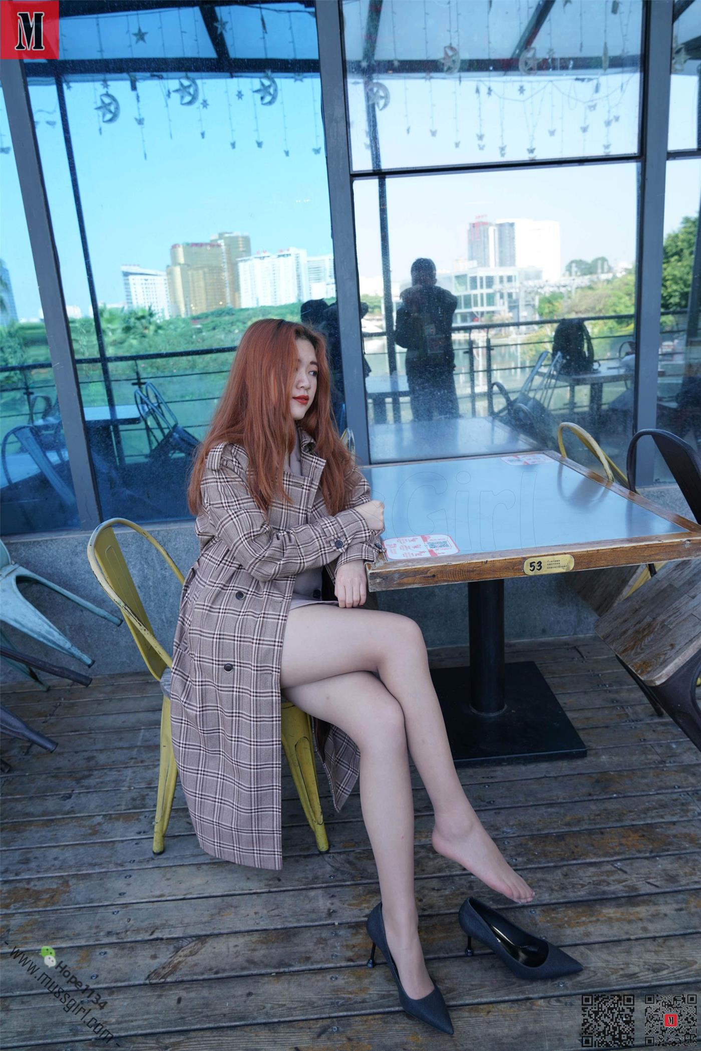 图片[20]-[MussGirl慕丝女郎]NO.213 格子风衣 [83P] – 速更版-美库