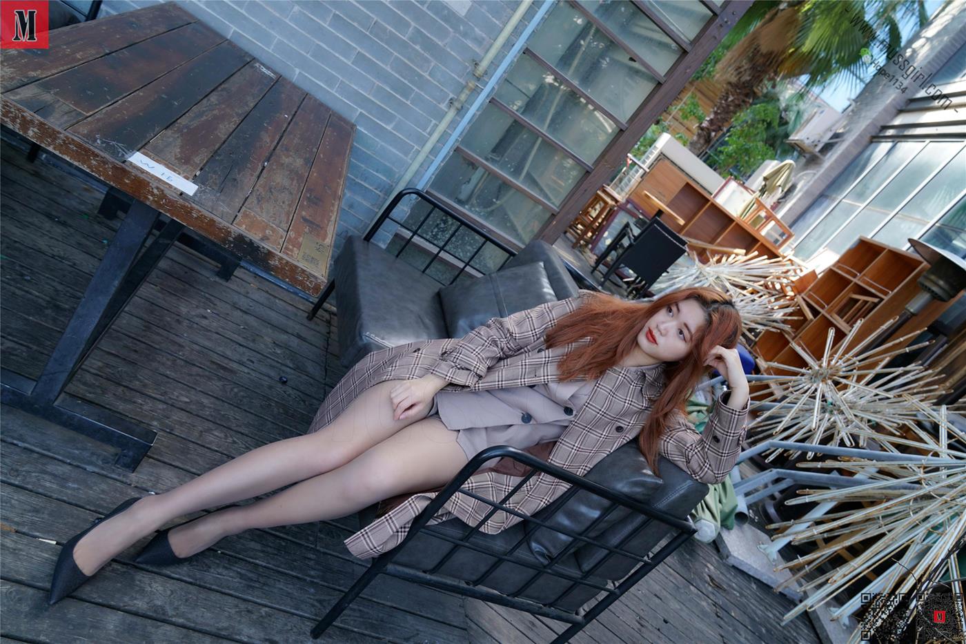 图片[42]-[MussGirl慕丝女郎]NO.213 格子风衣 [83P] – 速更版-美库