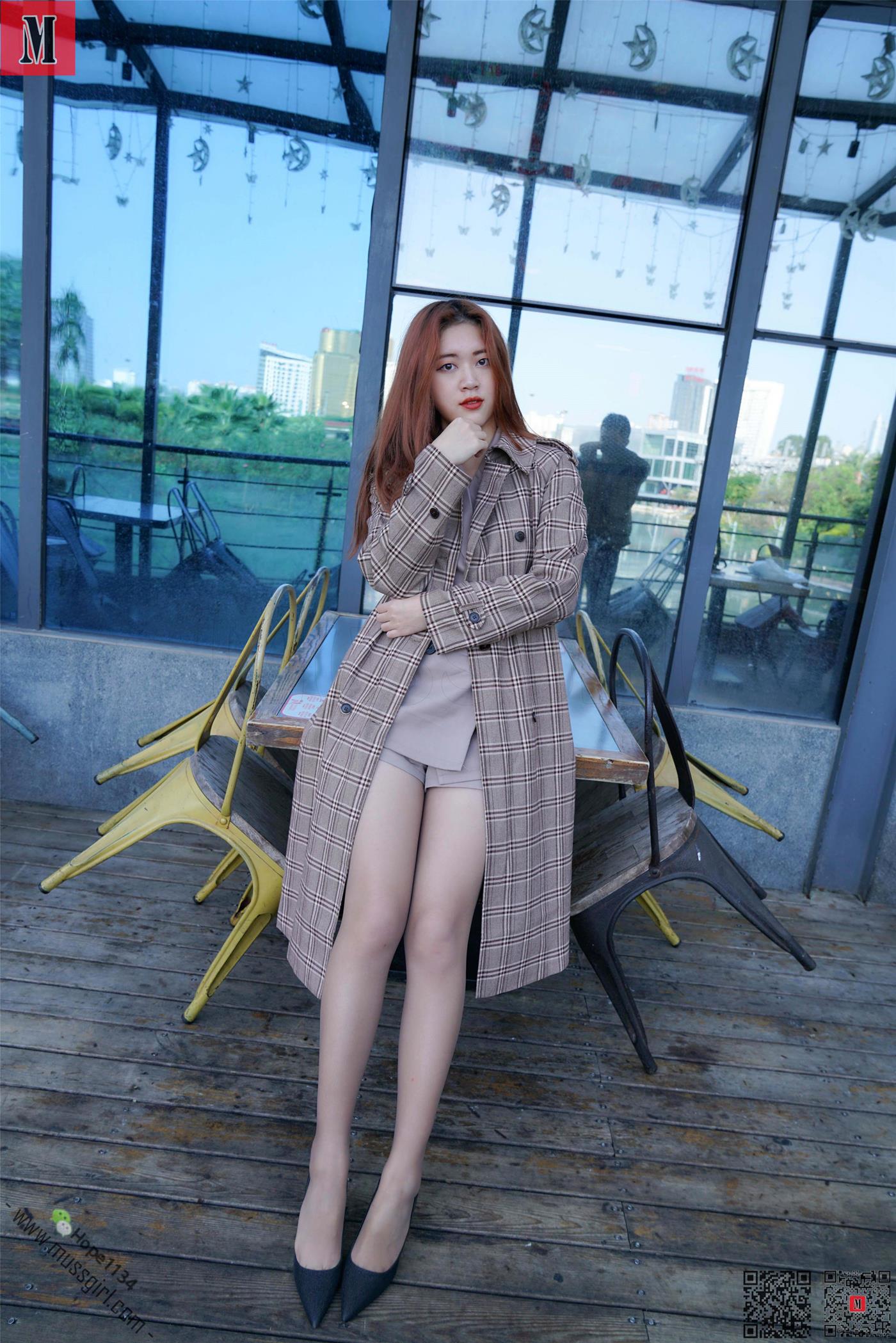 图片[70]-[MussGirl慕丝女郎]NO.213 格子风衣 [83P] – 速更版-美库