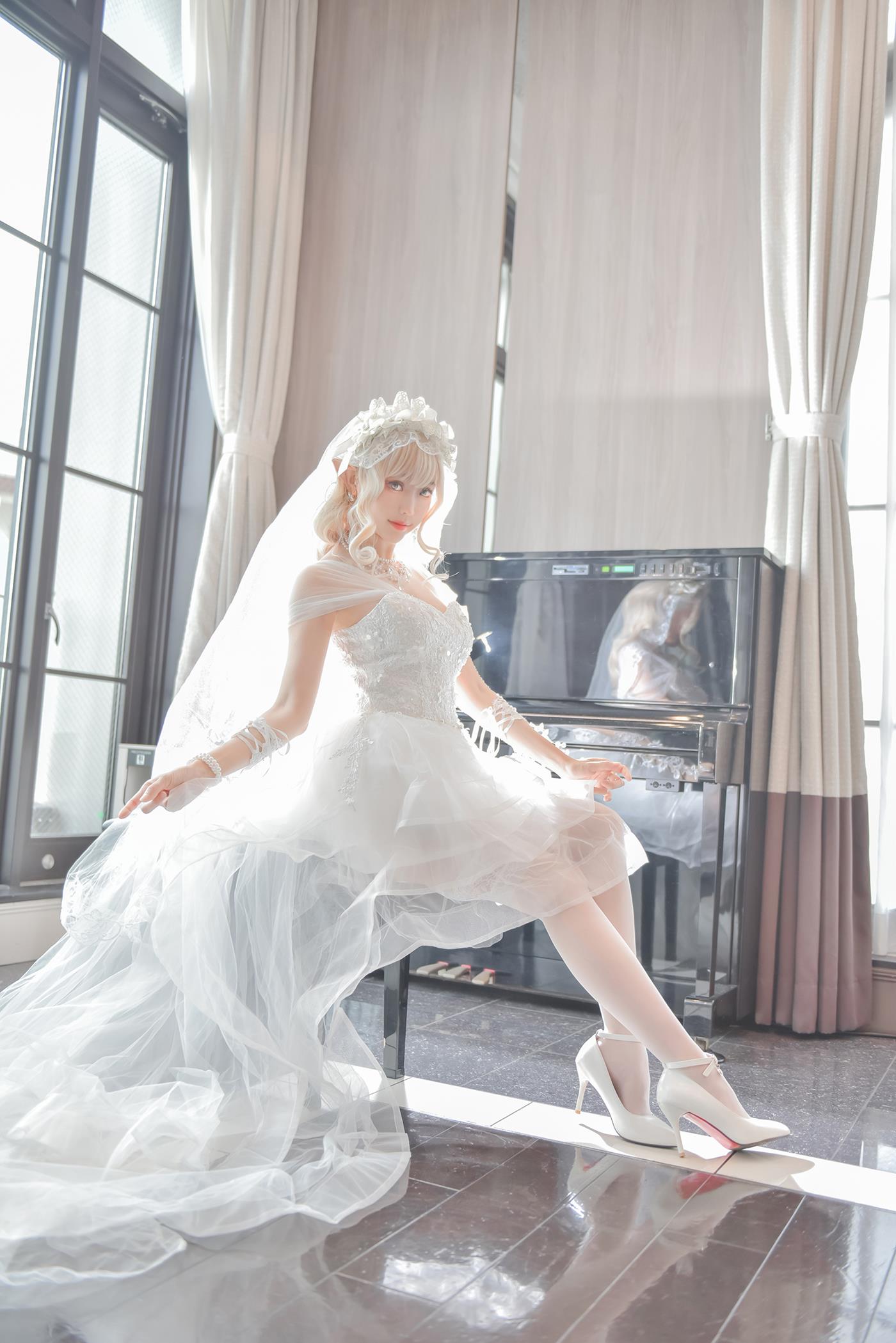 图片[19]-Ely_eee(ElyEE子)  – Bride & Lingerie[65P] – 速更版-美库