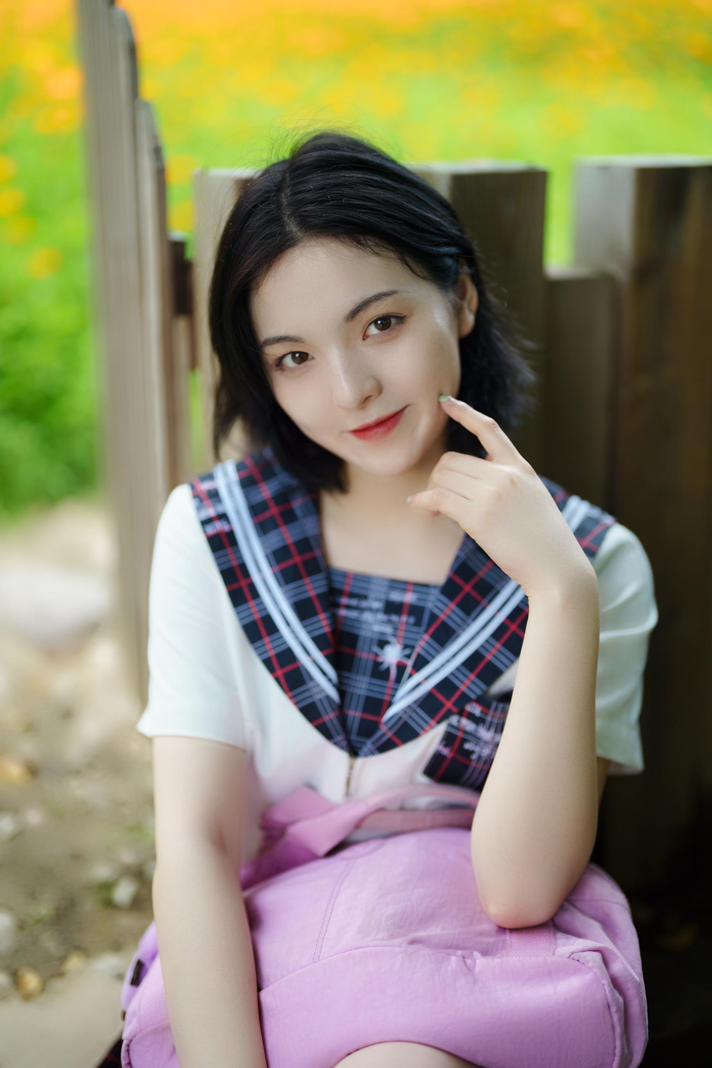 图片[13]-[YITUYU艺图语] 2021.11.12 花田里的JK少女 dudu [51P] – 速更版-美库