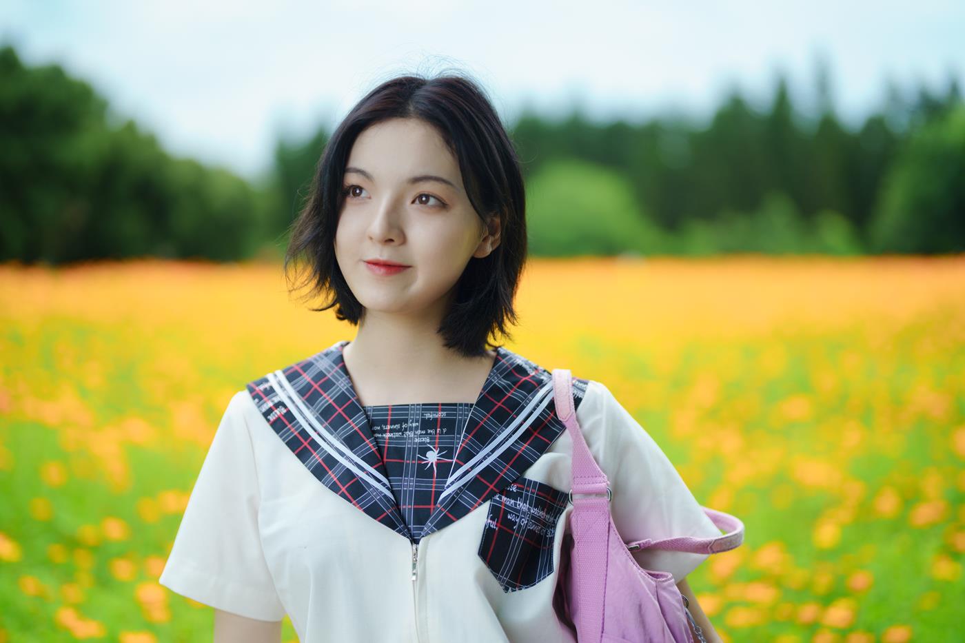 图片[15]-[YITUYU艺图语] 2021.11.12 花田里的JK少女 dudu [51P] – 速更版-美库