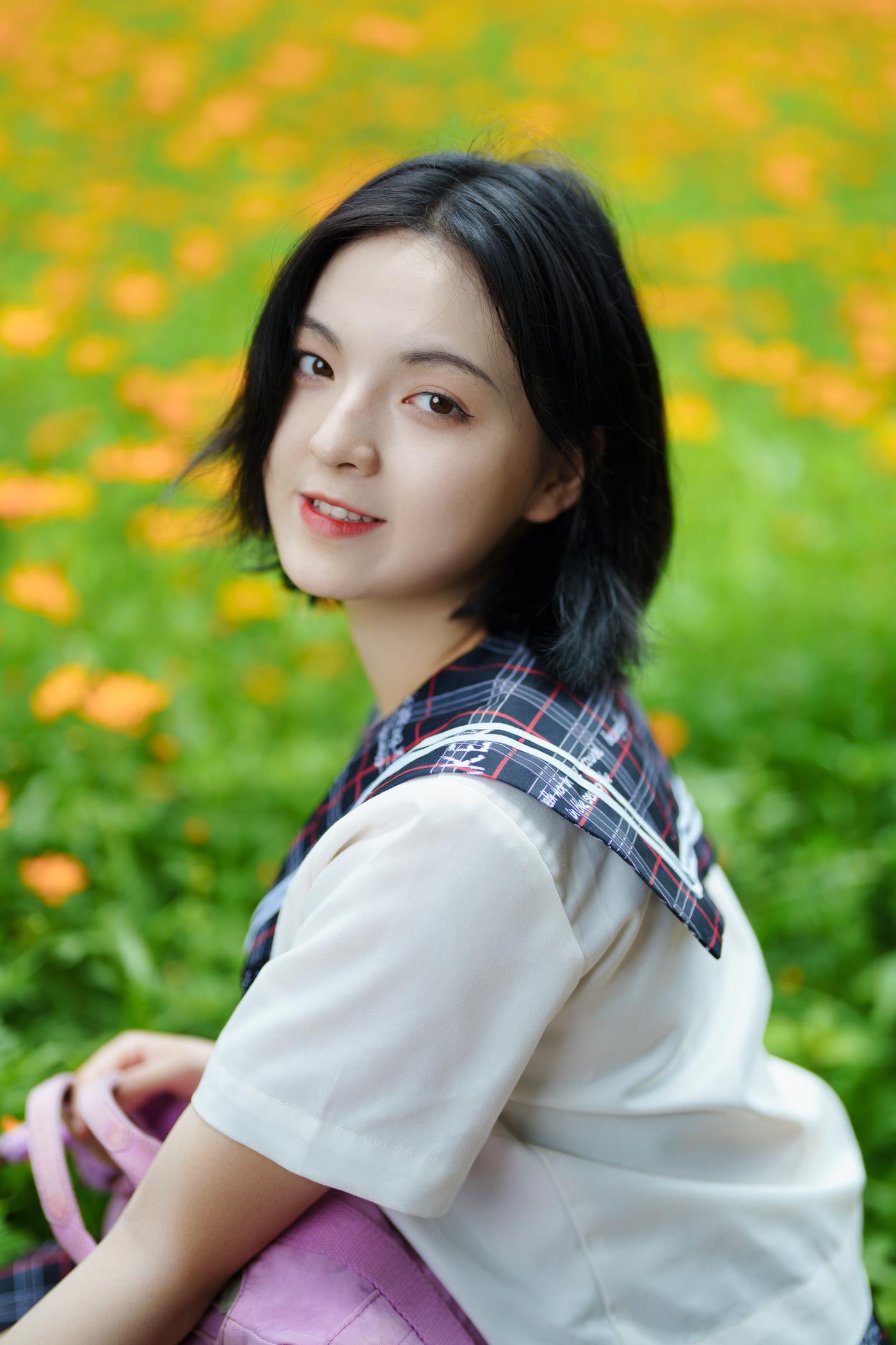 图片[20]-[YITUYU艺图语] 2021.11.12 花田里的JK少女 dudu [51P] – 速更版-美库