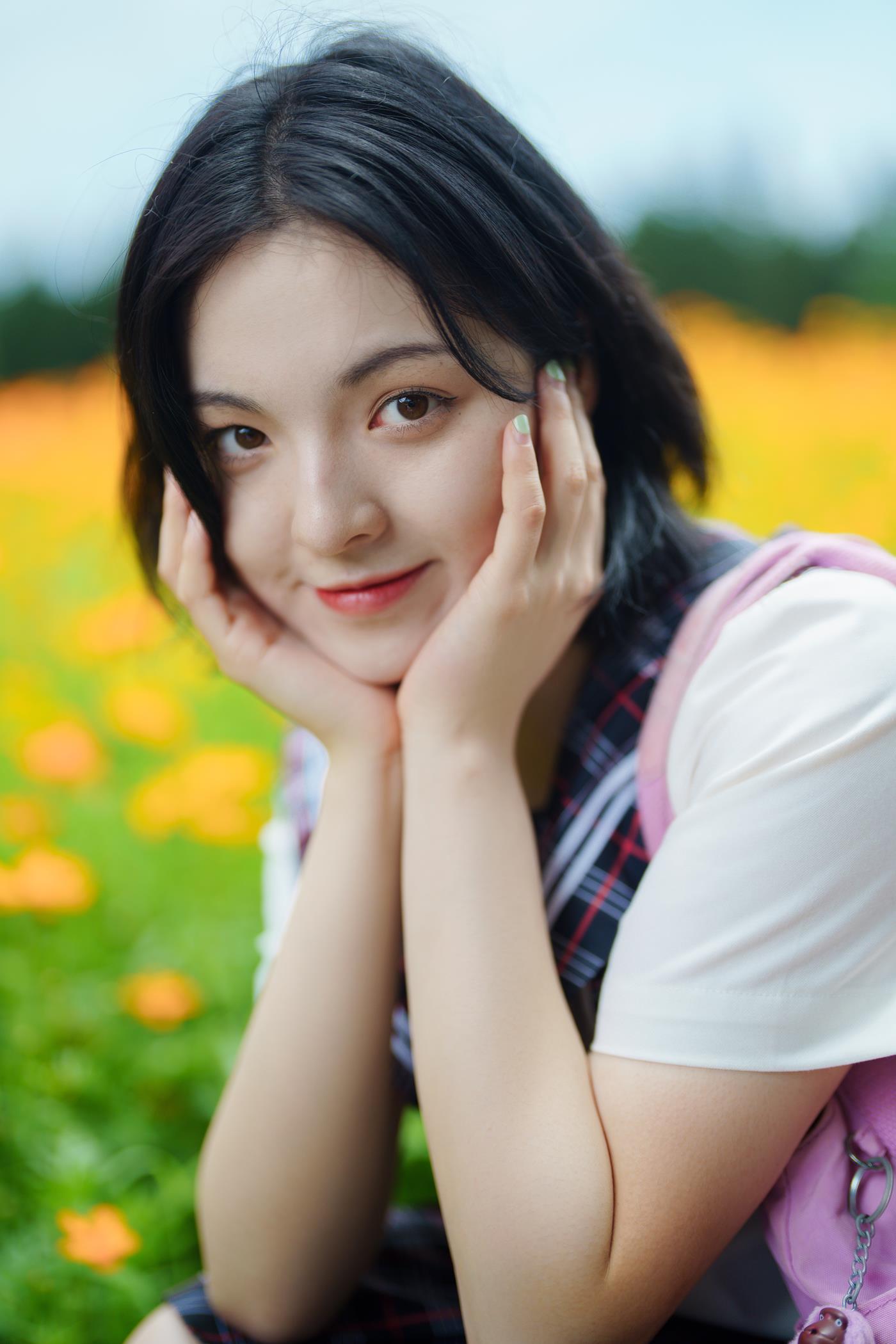 图片[24]-[YITUYU艺图语] 2021.11.12 花田里的JK少女 dudu [51P] – 速更版-美库