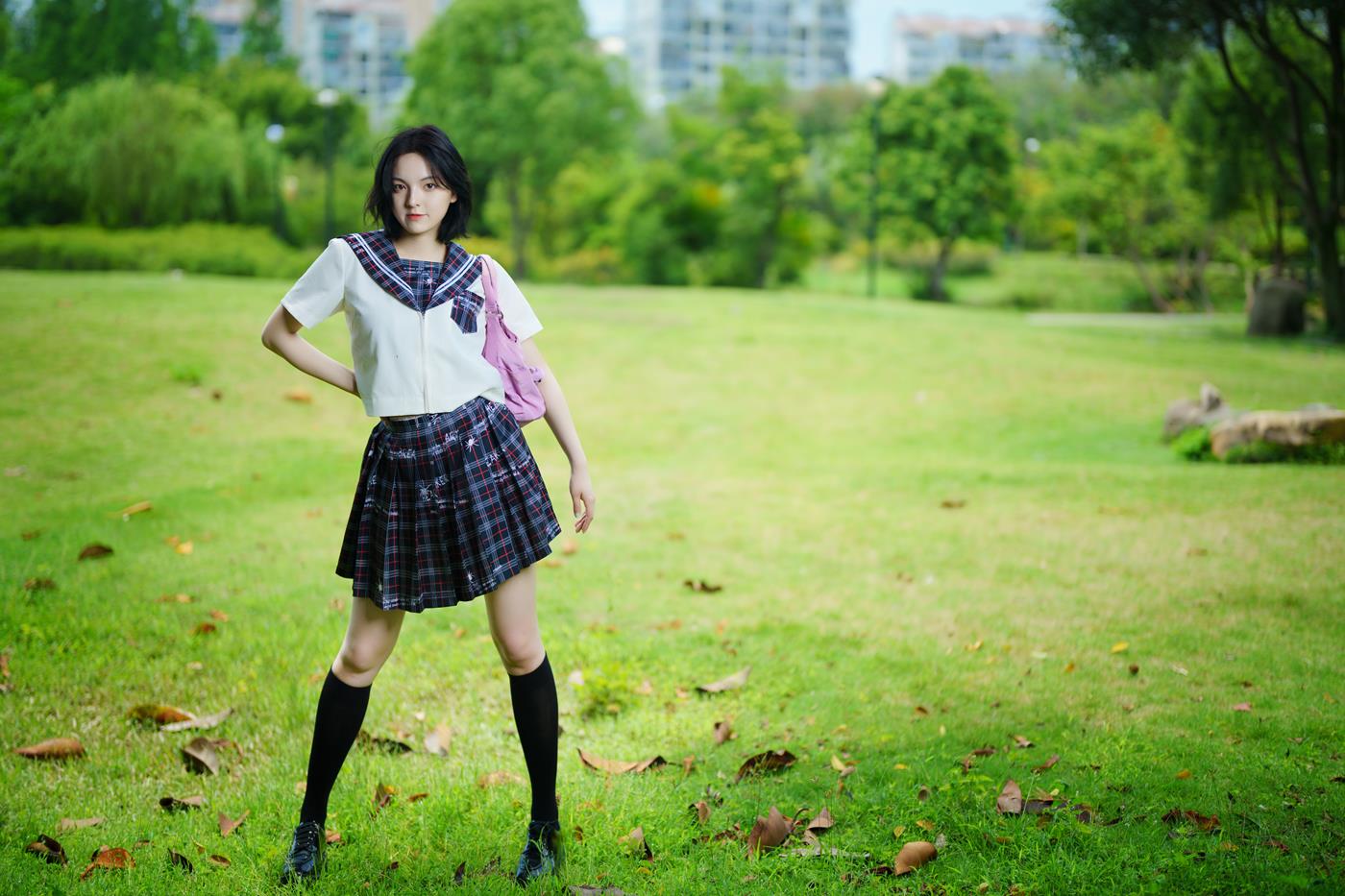 图片[31]-[YITUYU艺图语] 2021.11.12 花田里的JK少女 dudu [51P] – 速更版-美库