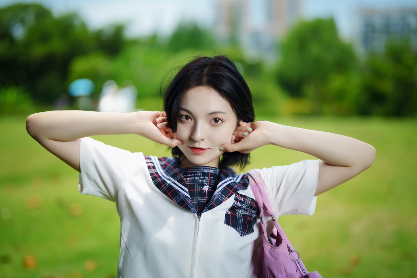 图片[33]-[YITUYU艺图语] 2021.11.12 花田里的JK少女 dudu [51P] – 速更版-美库