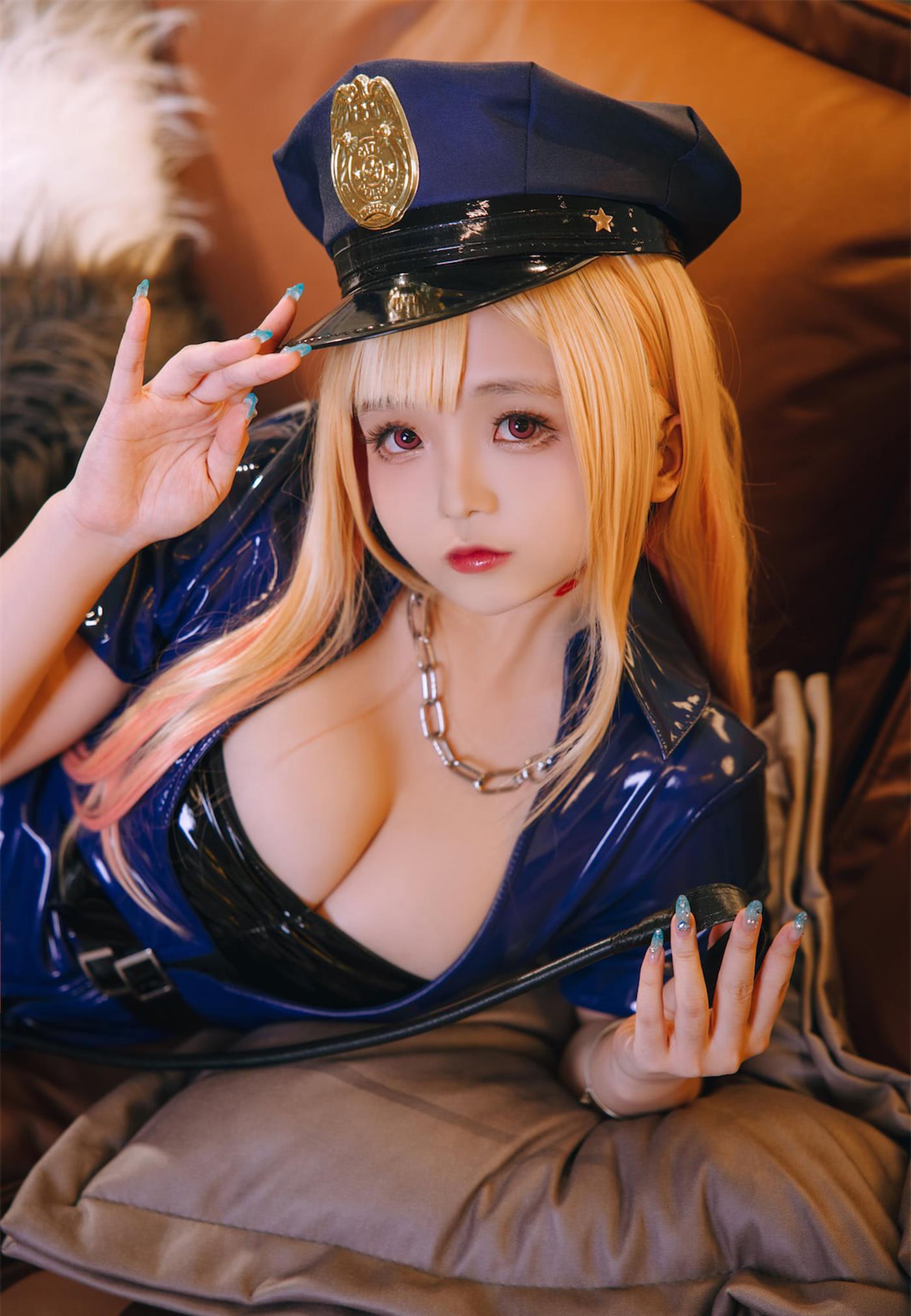 图片[17]-Cosplay日奈娇  喜多川海梦女警 [50P] – 速更版-美库