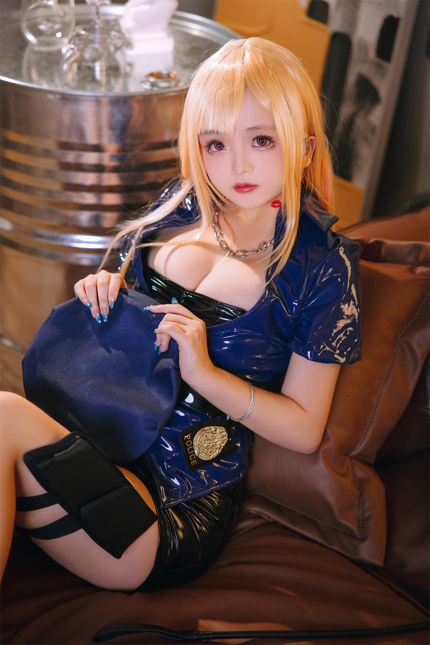 图片[19]-Cosplay日奈娇  喜多川海梦女警 [50P] – 速更版-美库