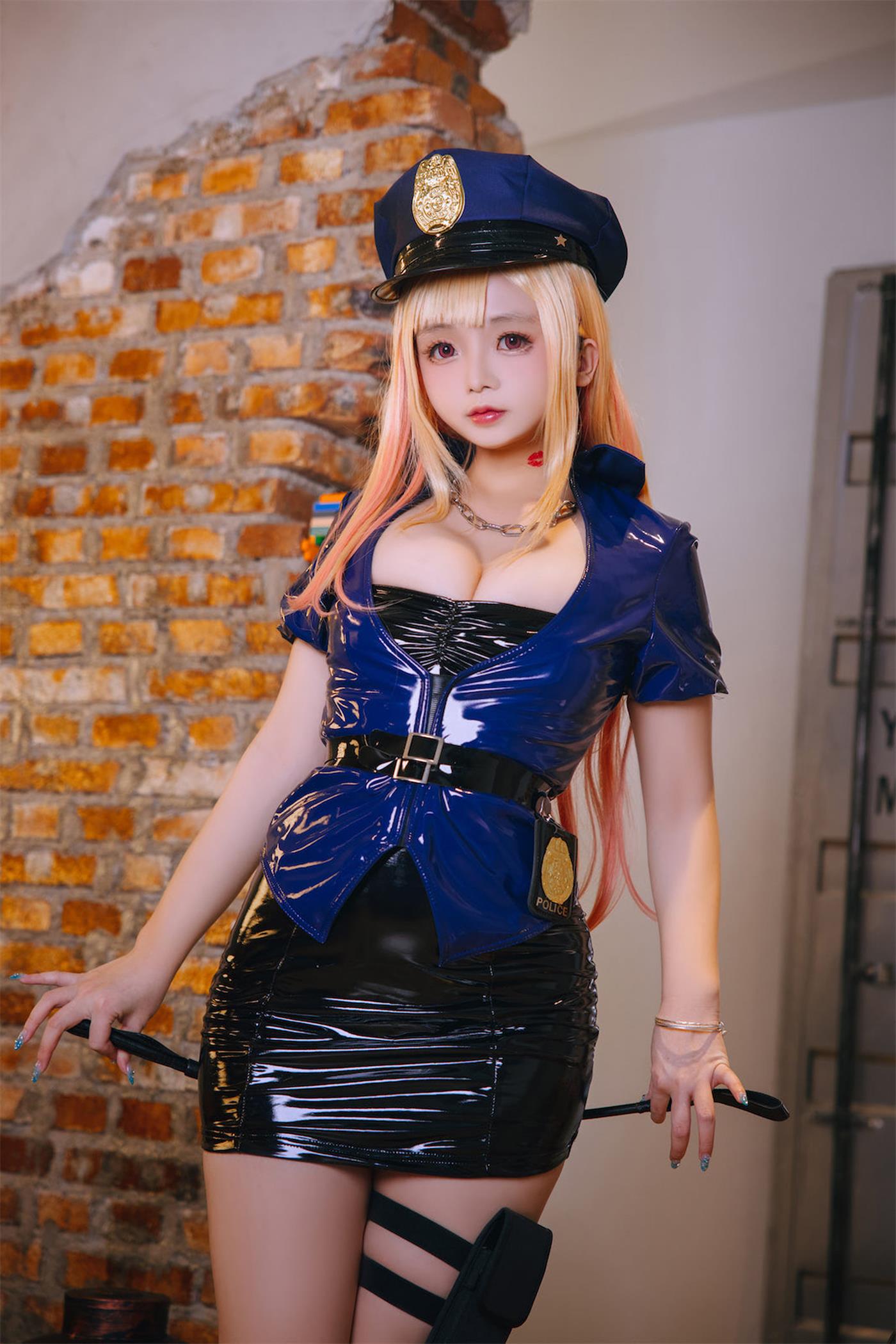 图片[20]-Cosplay日奈娇  喜多川海梦女警 [50P] – 速更版-美库