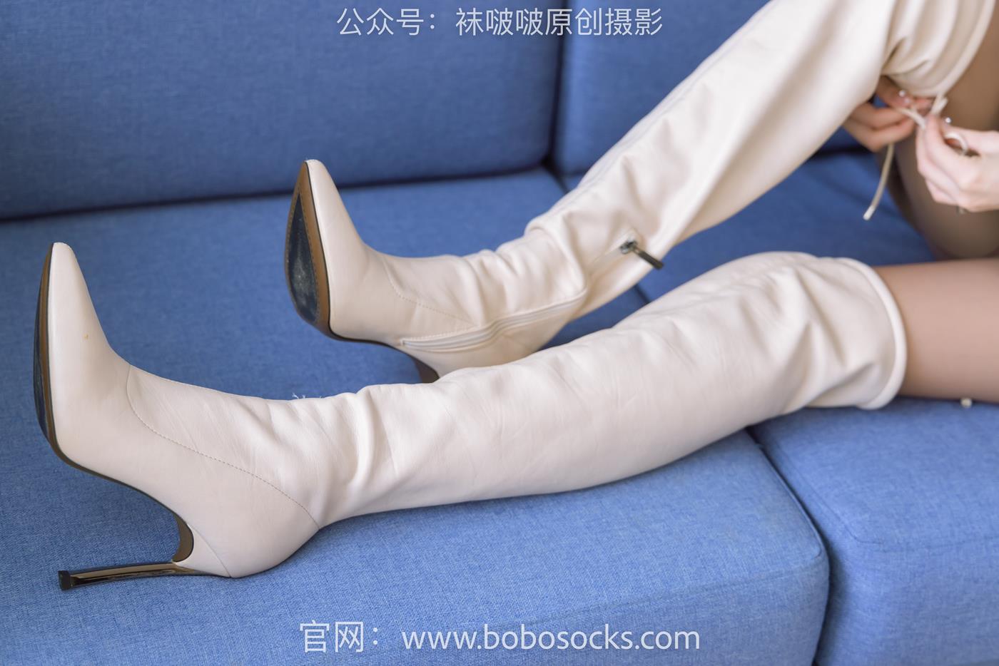 图片[10]-[BoBoSocks袜啵啵]NO.133 稚予-高跟长靴、白棉袜、咖啡丝[140P] – 速更版-美库