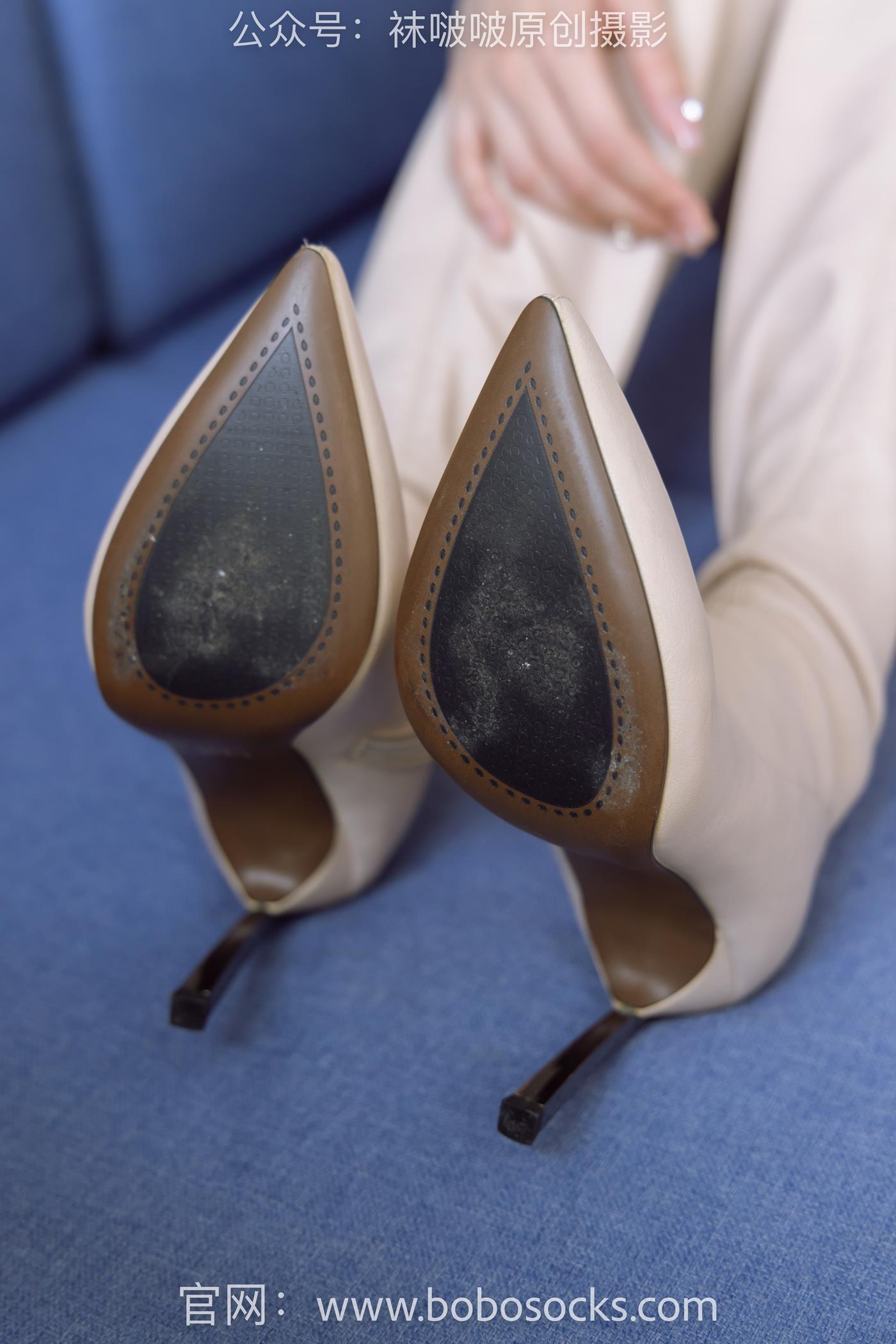 图片[15]-[BoBoSocks袜啵啵]NO.133 稚予-高跟长靴、白棉袜、咖啡丝[140P] – 速更版-美库
