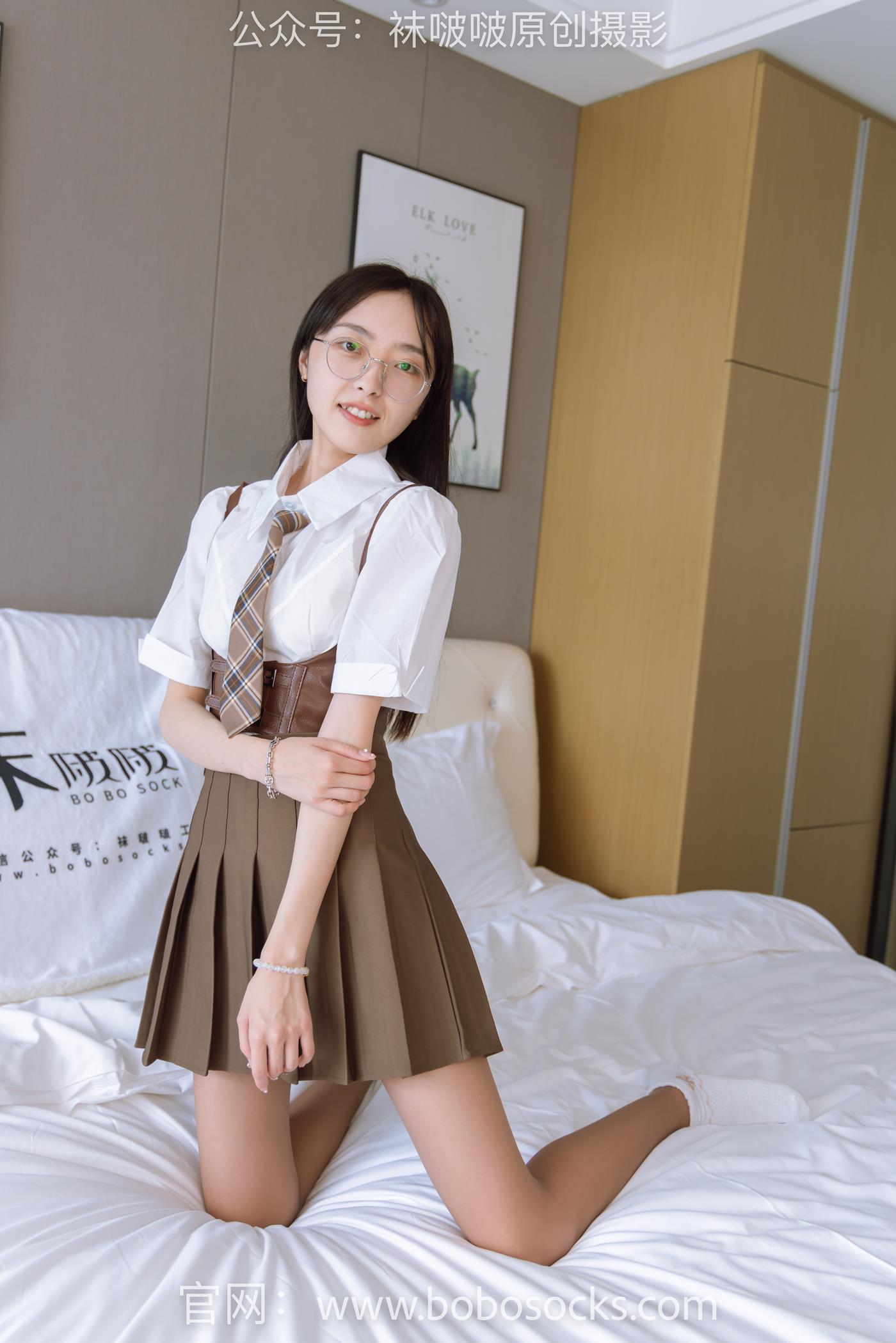 图片[54]-[BoBoSocks袜啵啵]NO.133 稚予-高跟长靴、白棉袜、咖啡丝[140P] – 速更版-美库