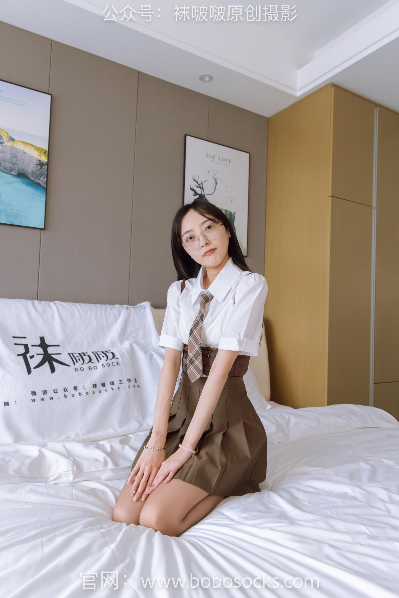 图片[56]-[BoBoSocks袜啵啵]NO.133 稚予-高跟长靴、白棉袜、咖啡丝[140P] – 速更版-美库