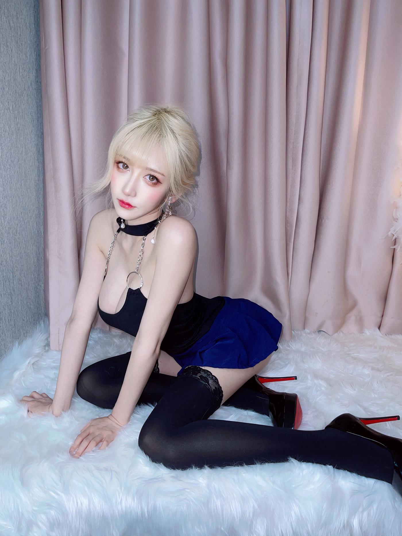 图片[14]-啾小妍  – 金发芭比[36P] – 速更版-美库