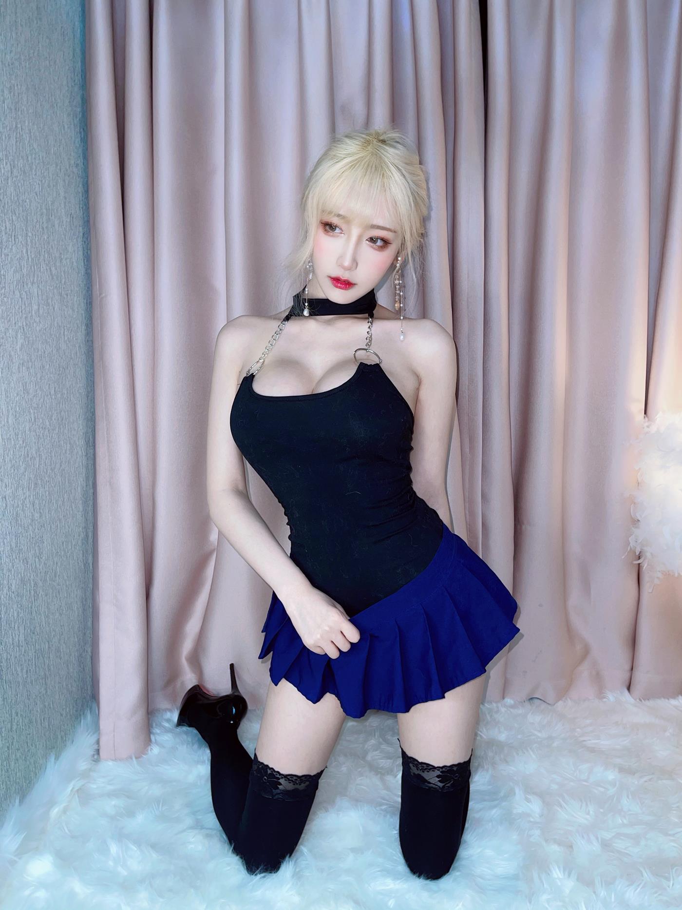 图片[19]-啾小妍  – 金发芭比[36P] – 速更版-美库