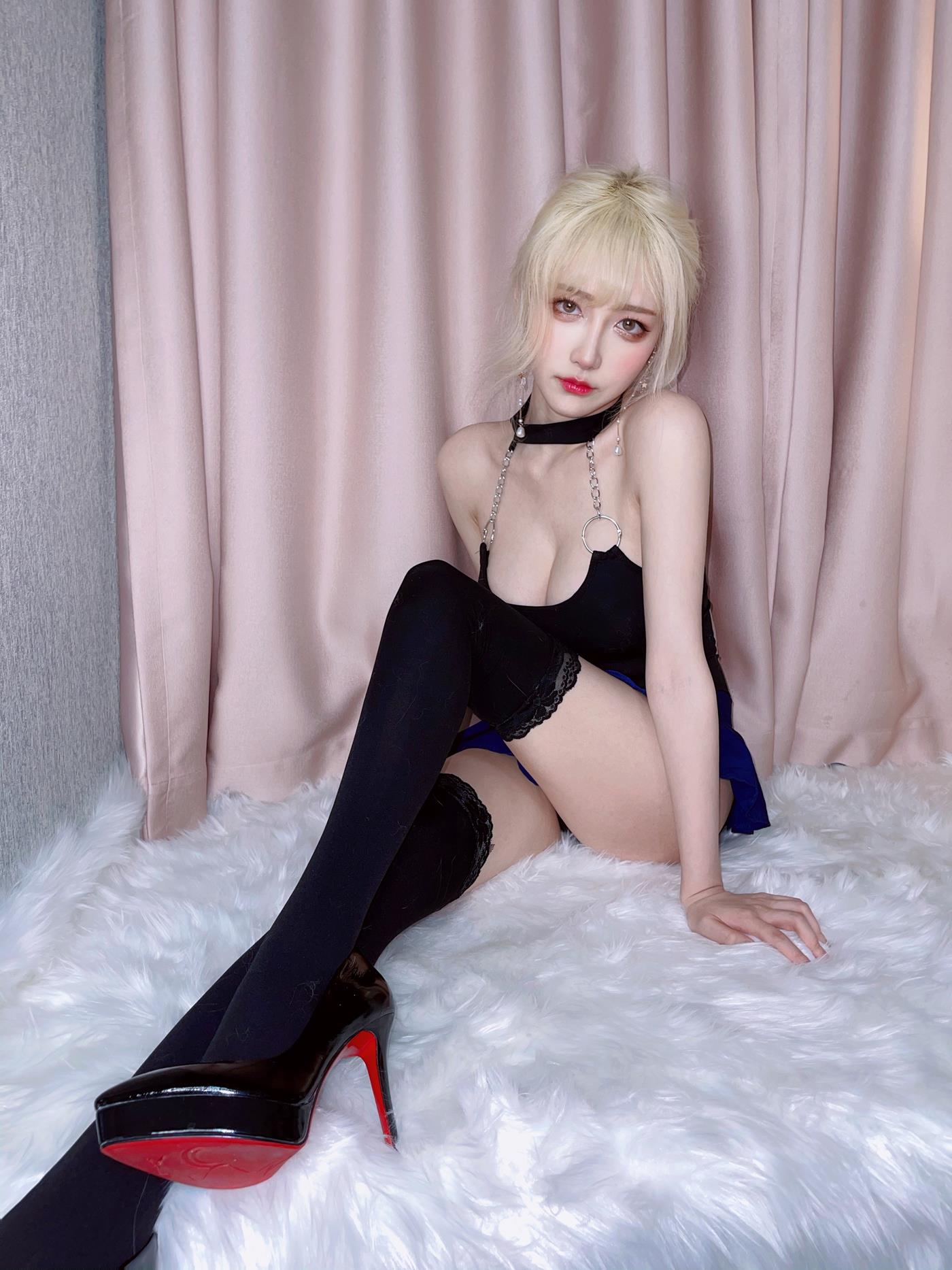 图片[30]-啾小妍  – 金发芭比[36P] – 速更版-美库