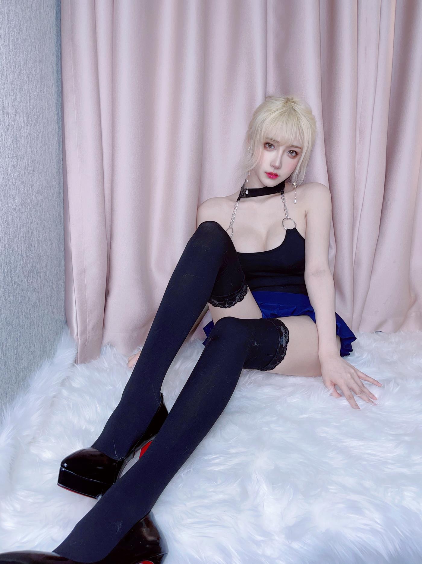 图片[33]-啾小妍  – 金发芭比[36P] – 速更版-美库