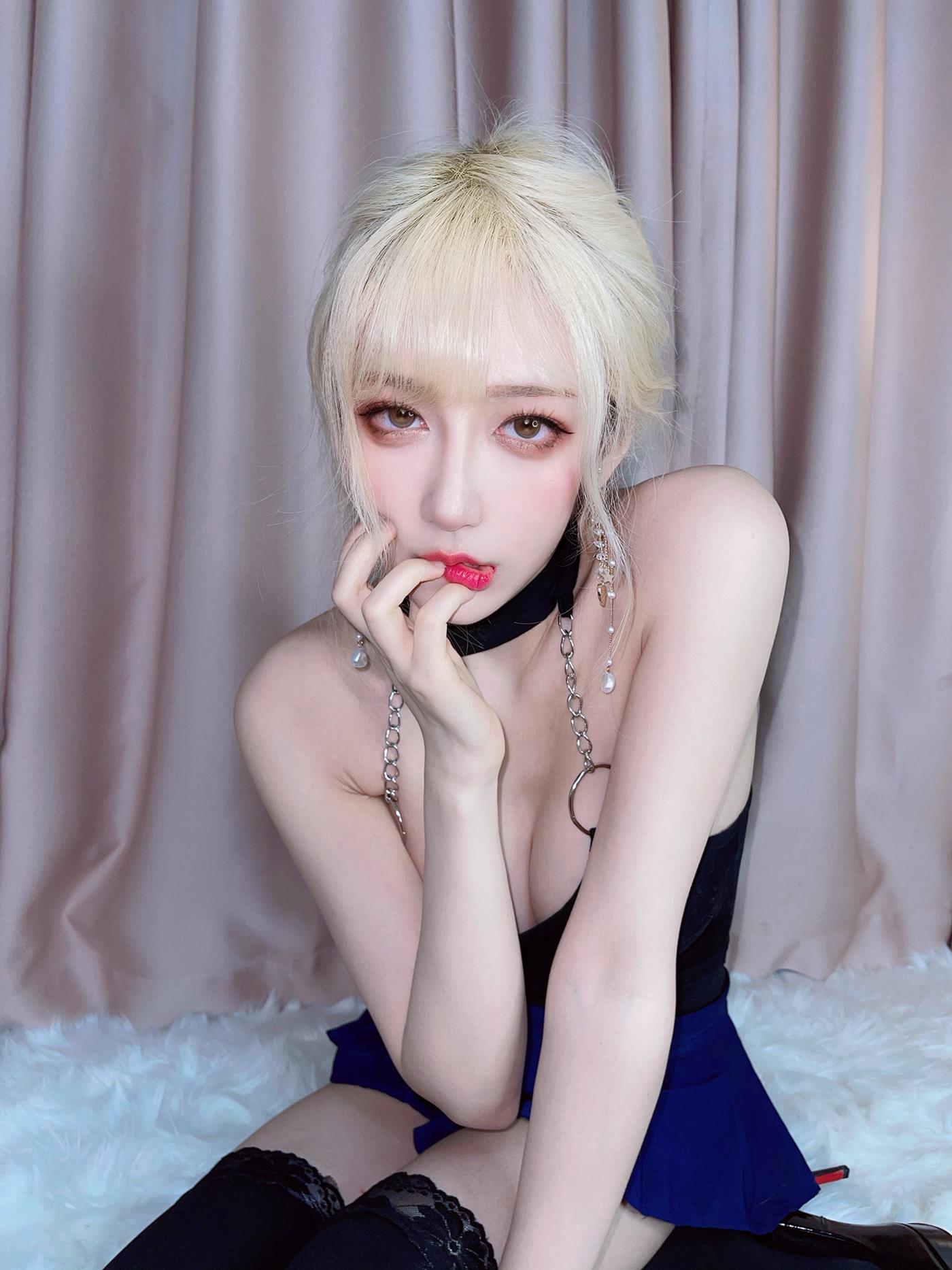 图片[35]-啾小妍  – 金发芭比[36P] – 速更版-美库