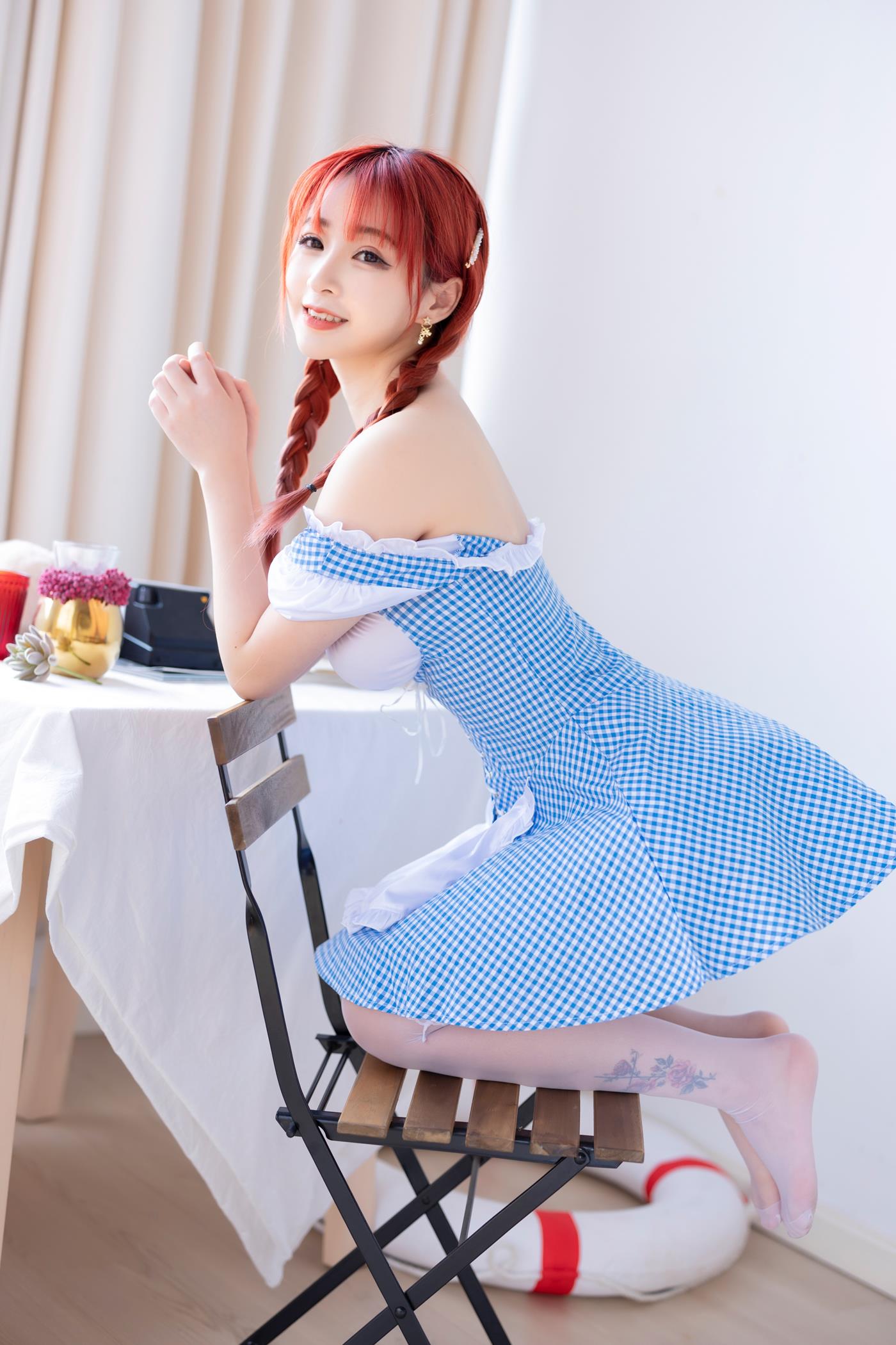 图片[15]-叉子宝宝  – 蓝白少女[37P] – 速更版-美库