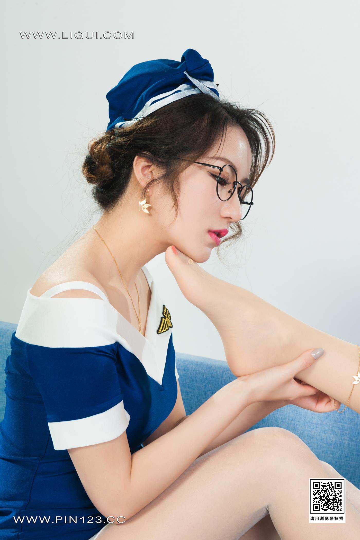 图片[26]-[Ligui丽柜]2022.11.11 双生花-空中丝欲 汐汐＆心心[89+1P] – 速更版-美库