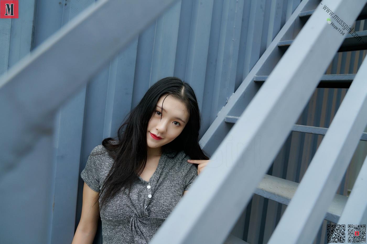 图片[83]-[MussGirl慕丝女郎]NO.219 芭蕾舞蹈演员彬彬优雅长裙秀灰丝[92P] – 速更版-美库