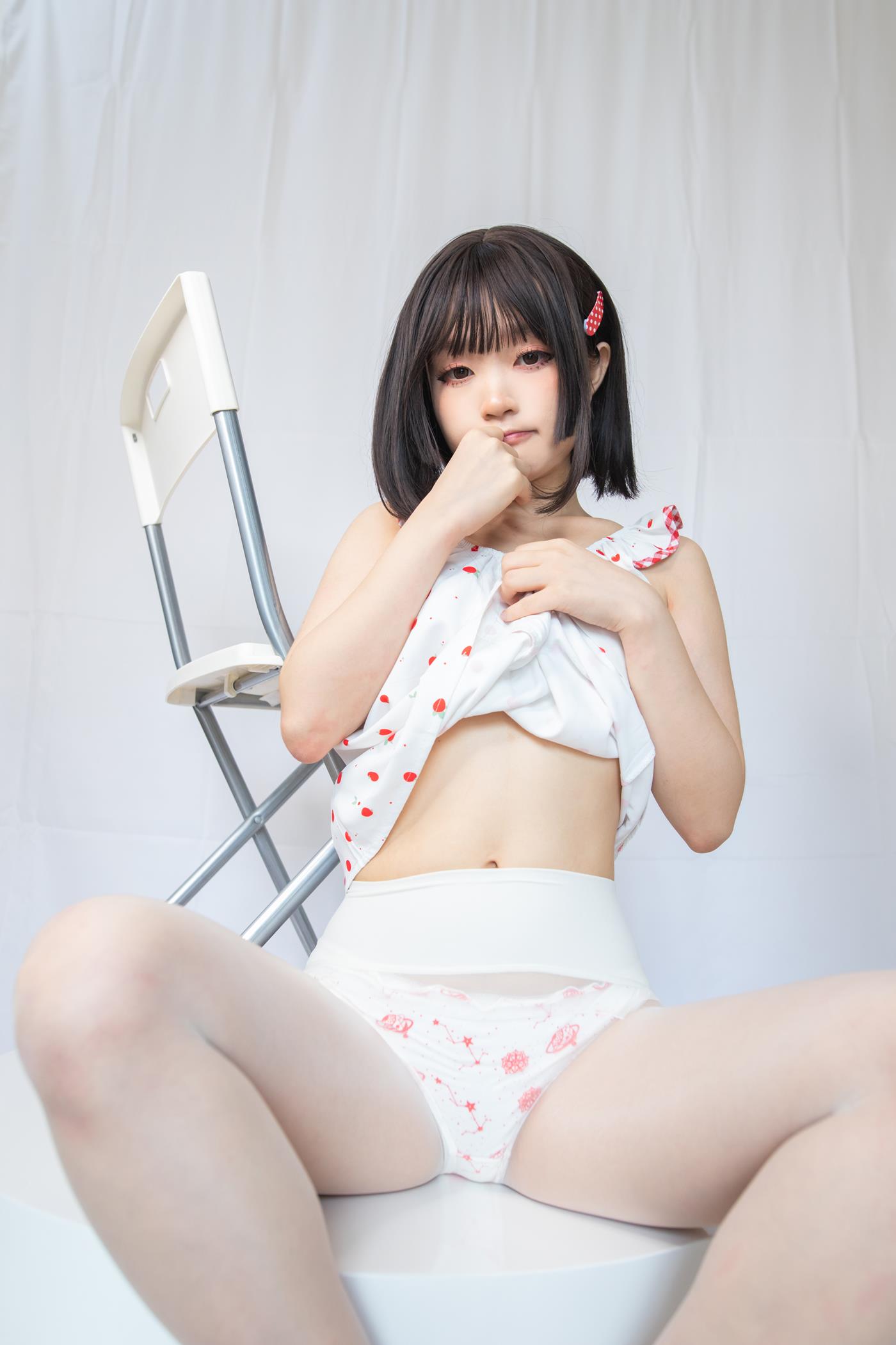 图片[13]-神沢永莉  粉色格子裙[15P] – 速更版-美库