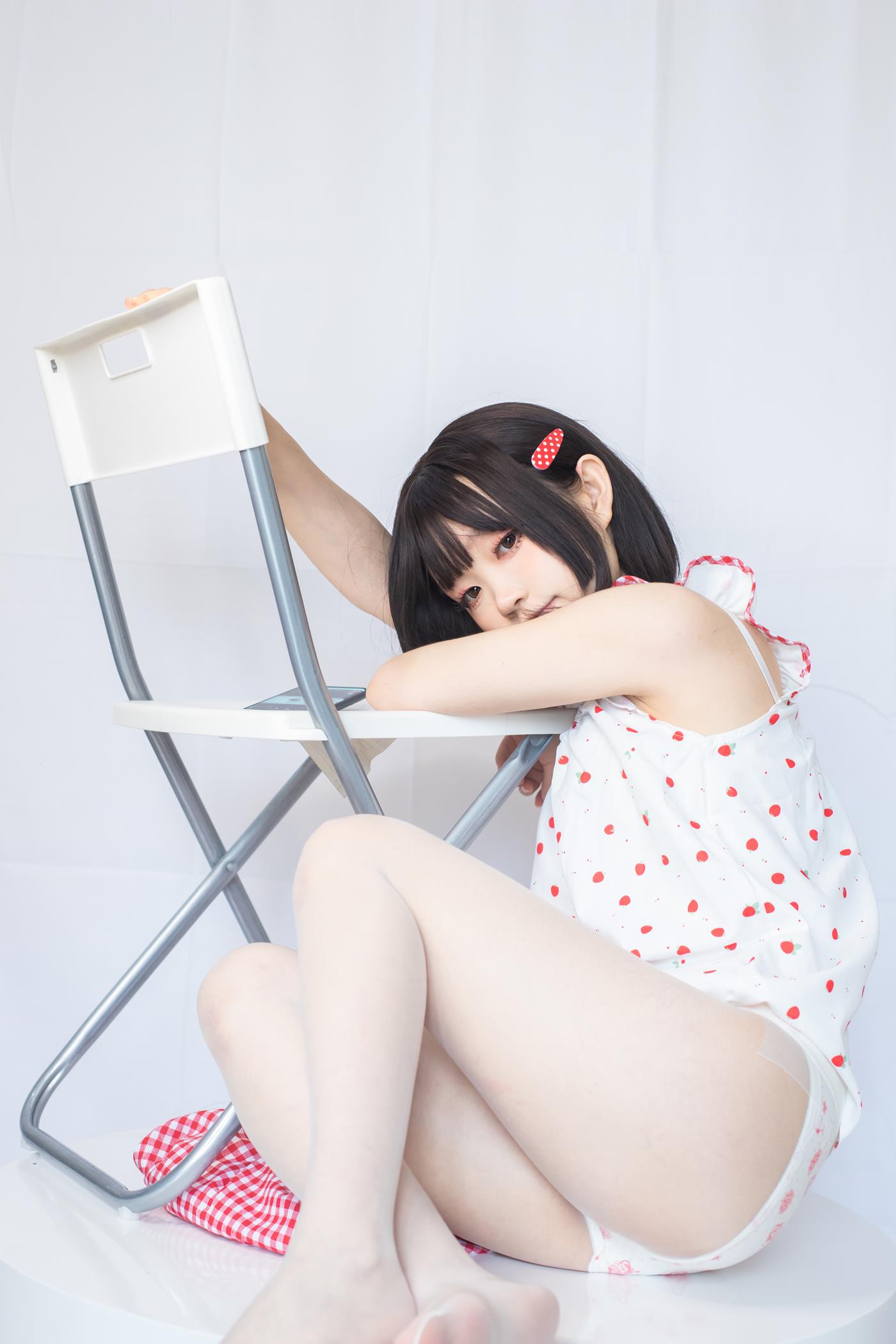 图片[14]-神沢永莉  粉色格子裙[15P] – 速更版-美库