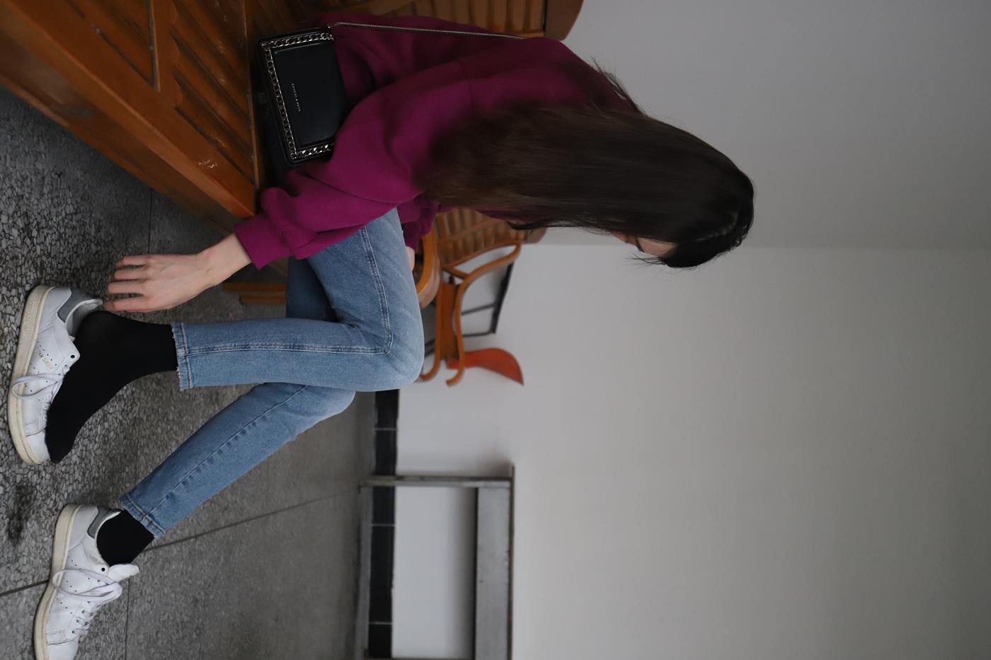 图片[17]-大西瓜爱牙膏-2019 10月活动 模特1（一） 牛仔裤黑色厚丝 (2) [52P] – 速更版-美库