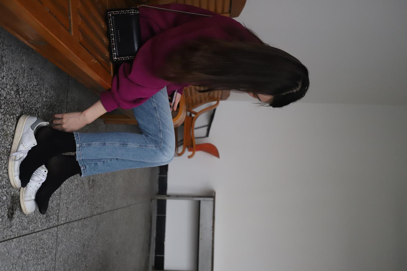 图片[22]-大西瓜爱牙膏-2019 10月活动 模特1（一） 牛仔裤黑色厚丝 (2) [52P] – 速更版-美库