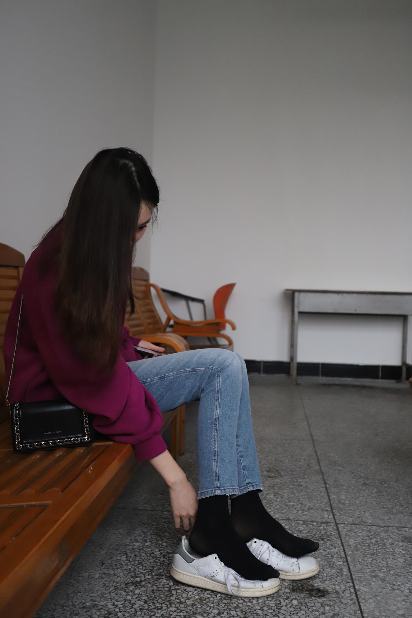 图片[23]-大西瓜爱牙膏-2019 10月活动 模特1（一） 牛仔裤黑色厚丝 (2) [52P] – 速更版-美库