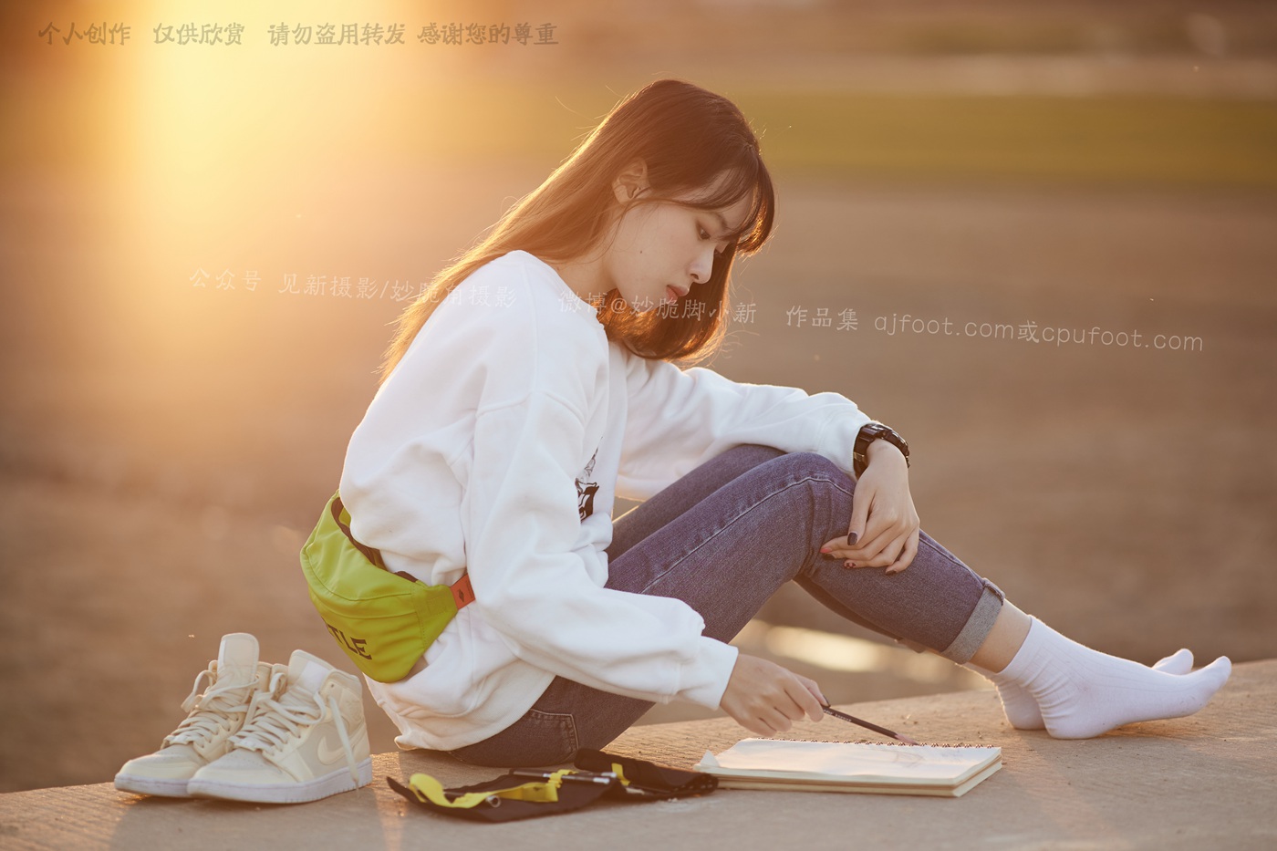 图片[39]-[见新摄影]NO.027 追赶落日余晖的逆光少女[133P] – 速更版-美库