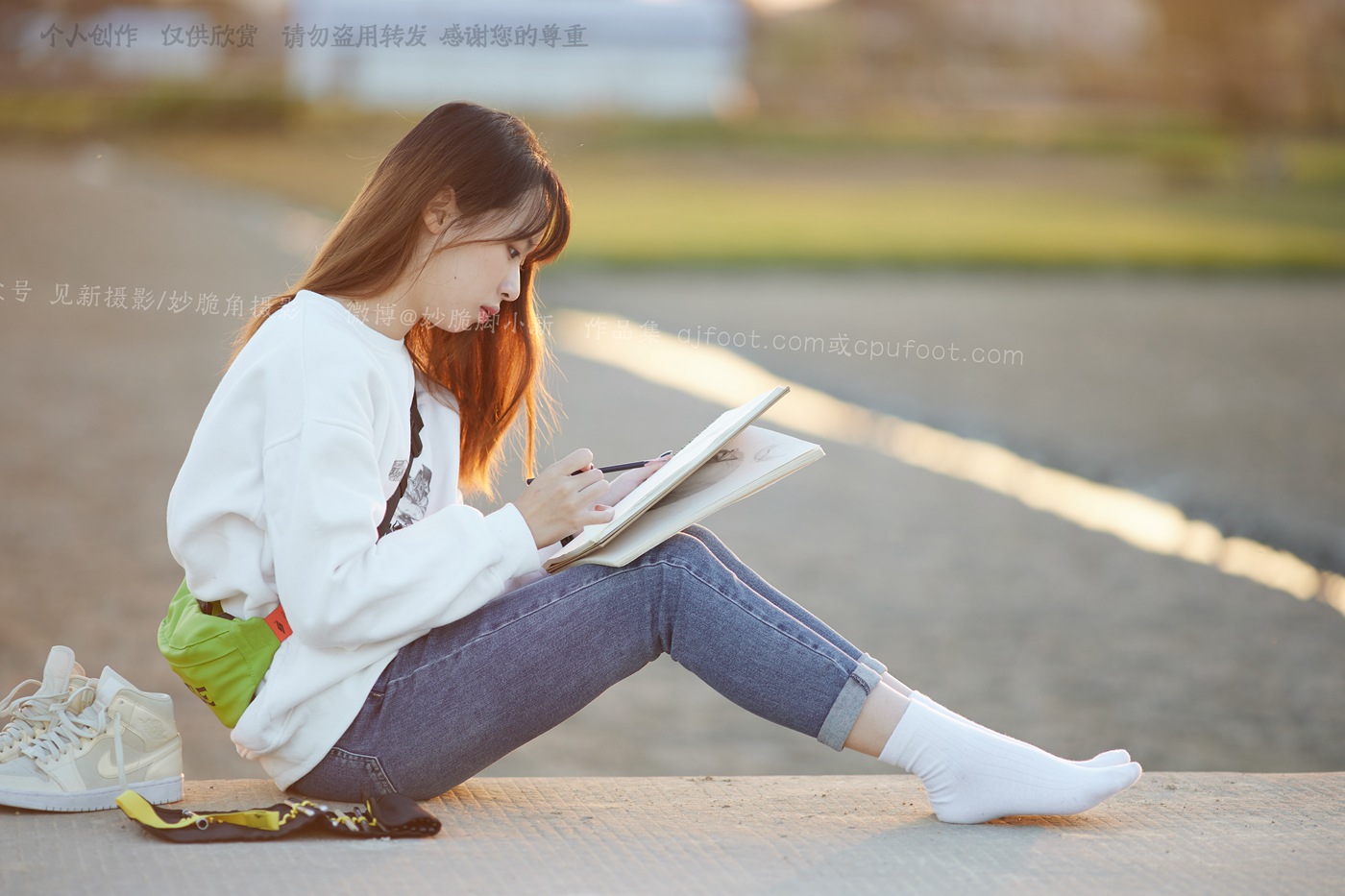 图片[40]-[见新摄影]NO.027 追赶落日余晖的逆光少女[133P] – 速更版-美库