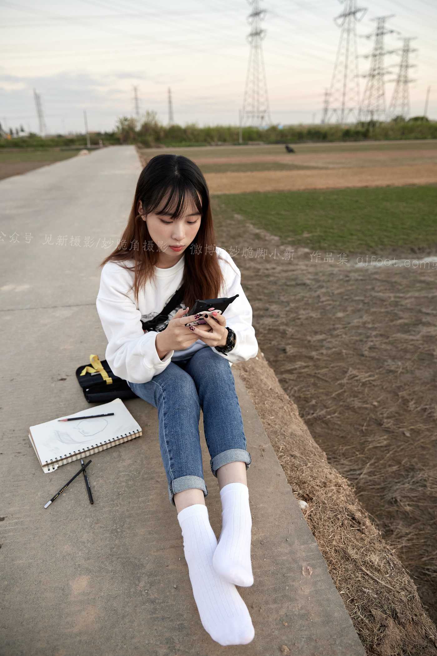 图片[67]-[见新摄影]NO.027 追赶落日余晖的逆光少女[133P] – 速更版-美库