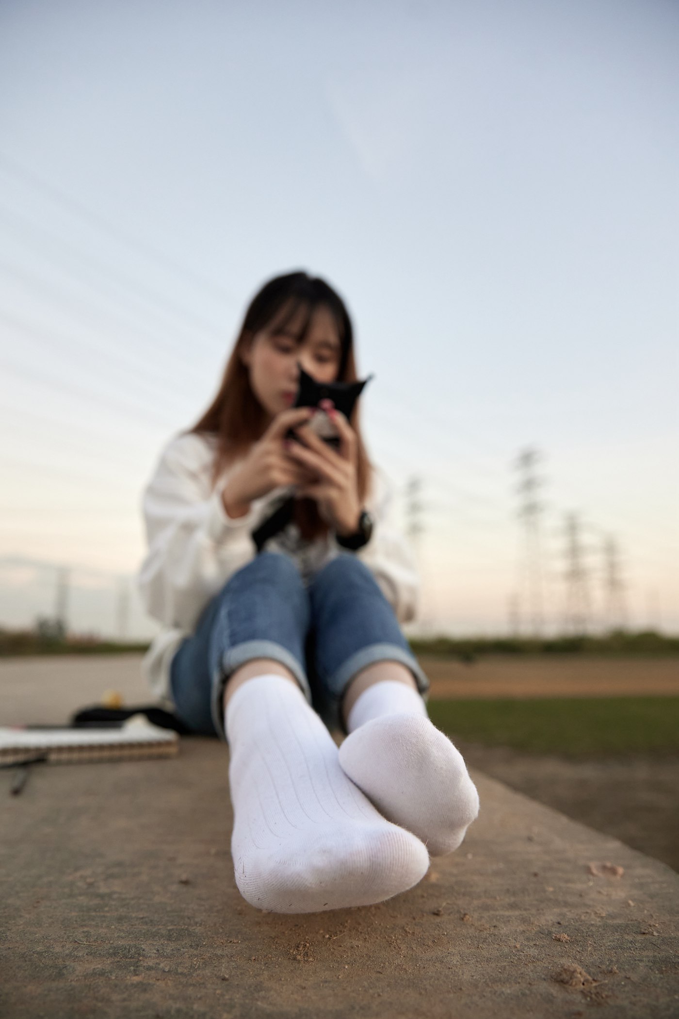 图片[68]-[见新摄影]NO.027 追赶落日余晖的逆光少女[133P] – 速更版-美库