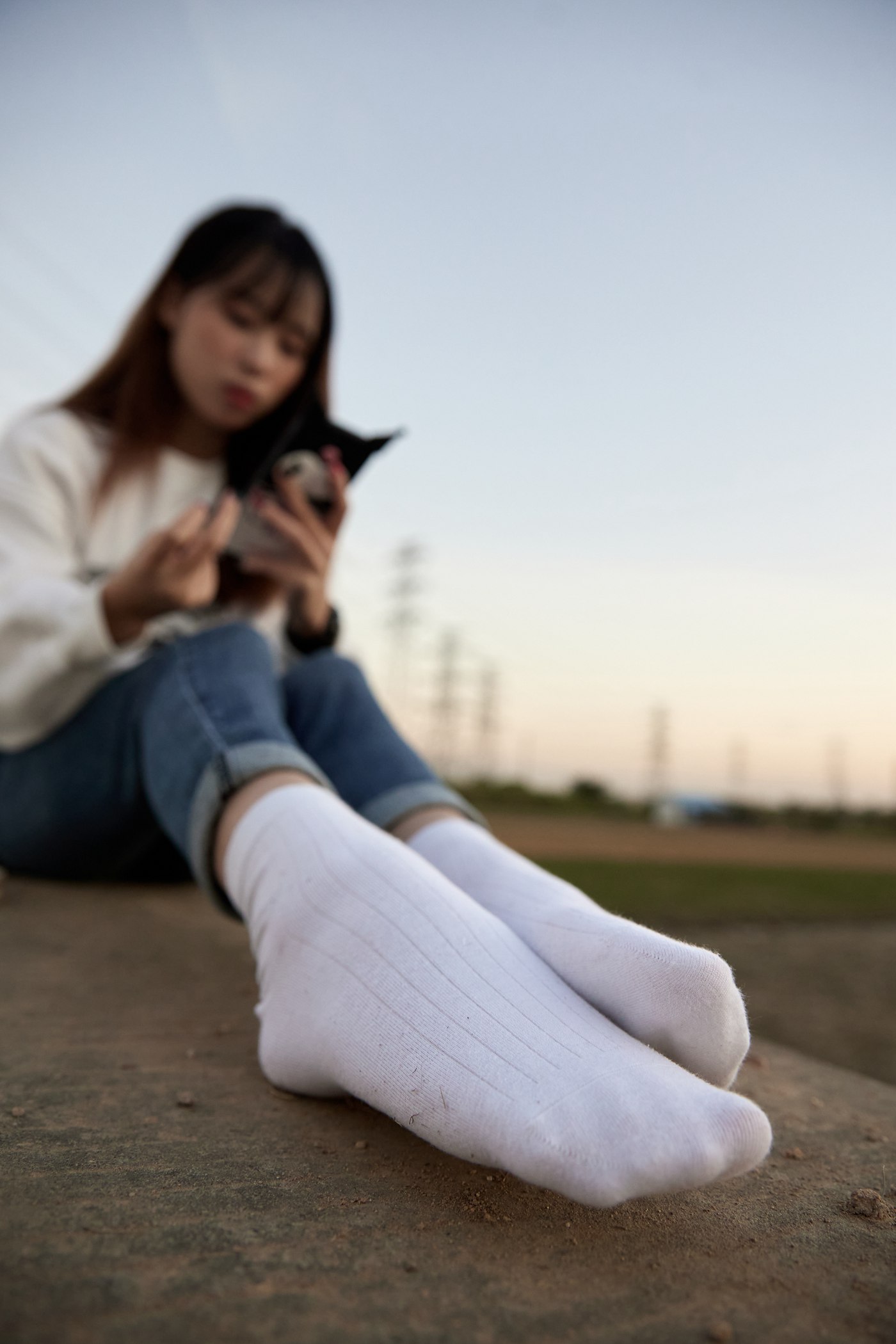 图片[70]-[见新摄影]NO.027 追赶落日余晖的逆光少女[133P] – 速更版-美库