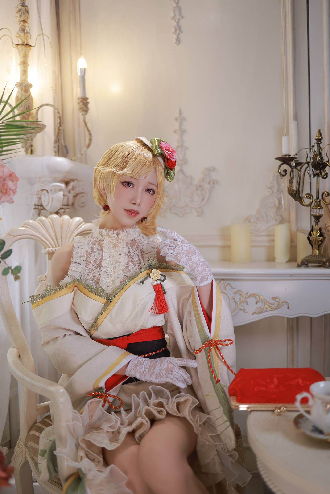 图片[18]-网紅Coser@水淼aqua 黎塞留 [27P] – 速更版-美库