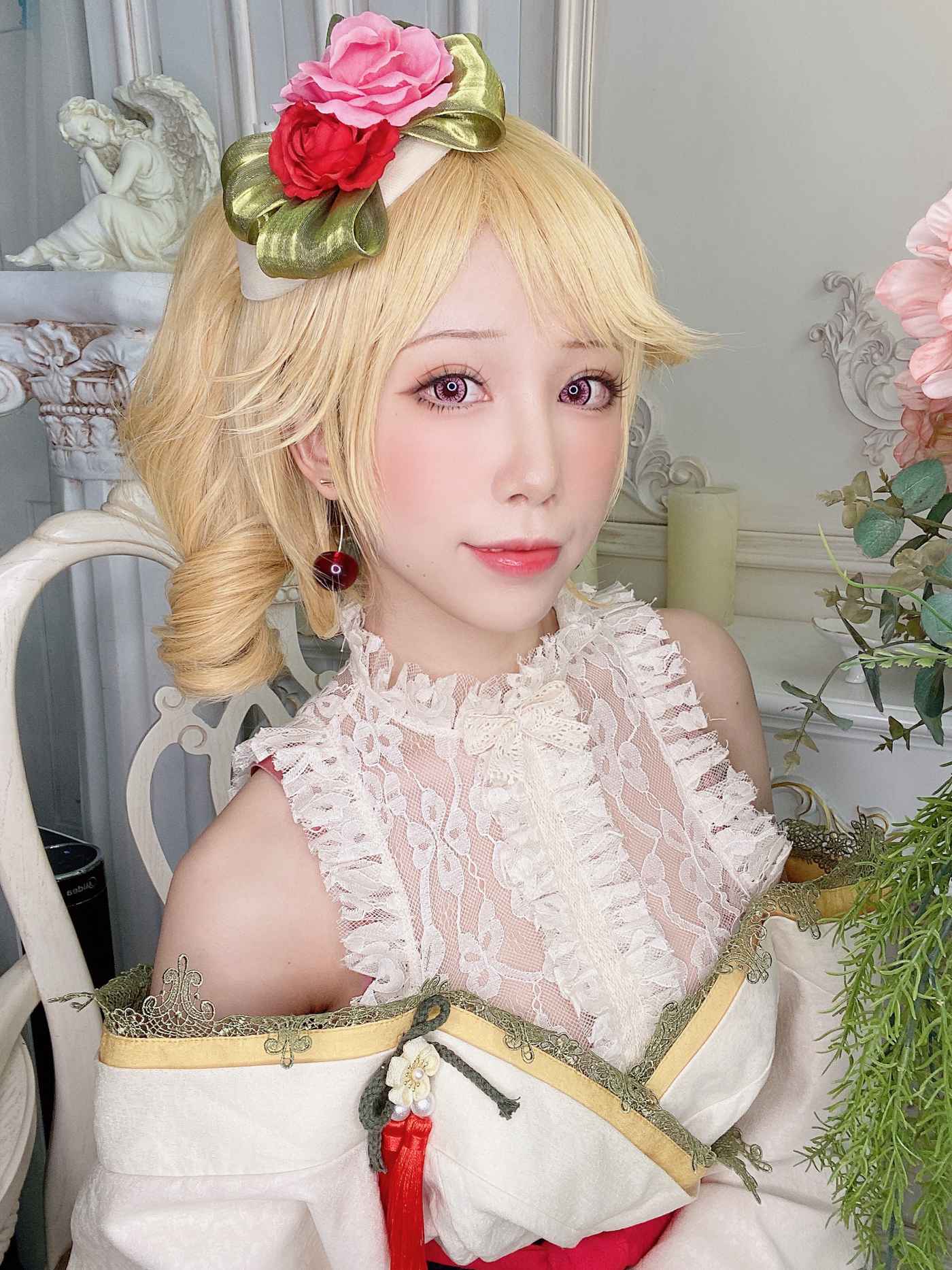 图片[24]-网紅Coser@水淼aqua 黎塞留 [27P] – 速更版-美库