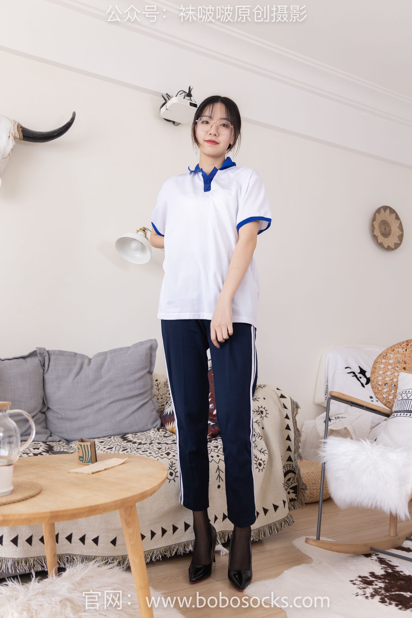 图片[12]-[BoBoSocks袜啵啵]NO.135 小甜豆-高跟鞋、黑丝（脚尖透明款）、裸足[140P] – 速更版-美库