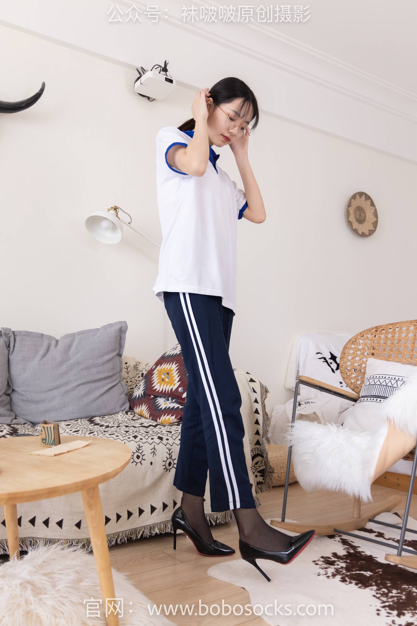 图片[14]-[BoBoSocks袜啵啵]NO.135 小甜豆-高跟鞋、黑丝（脚尖透明款）、裸足[140P] – 速更版-美库