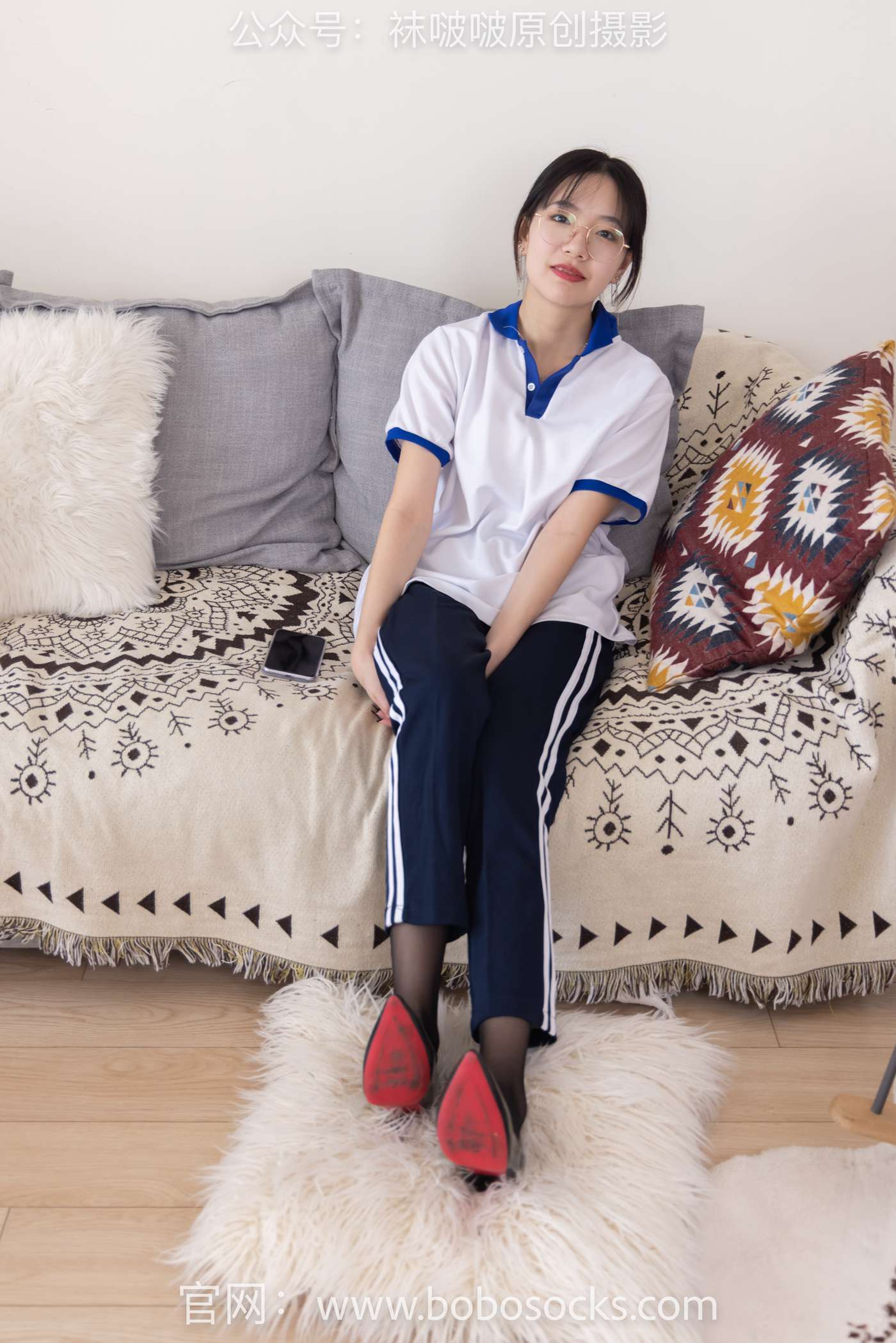 图片[19]-[BoBoSocks袜啵啵]NO.135 小甜豆-高跟鞋、黑丝（脚尖透明款）、裸足[140P] – 速更版-美库