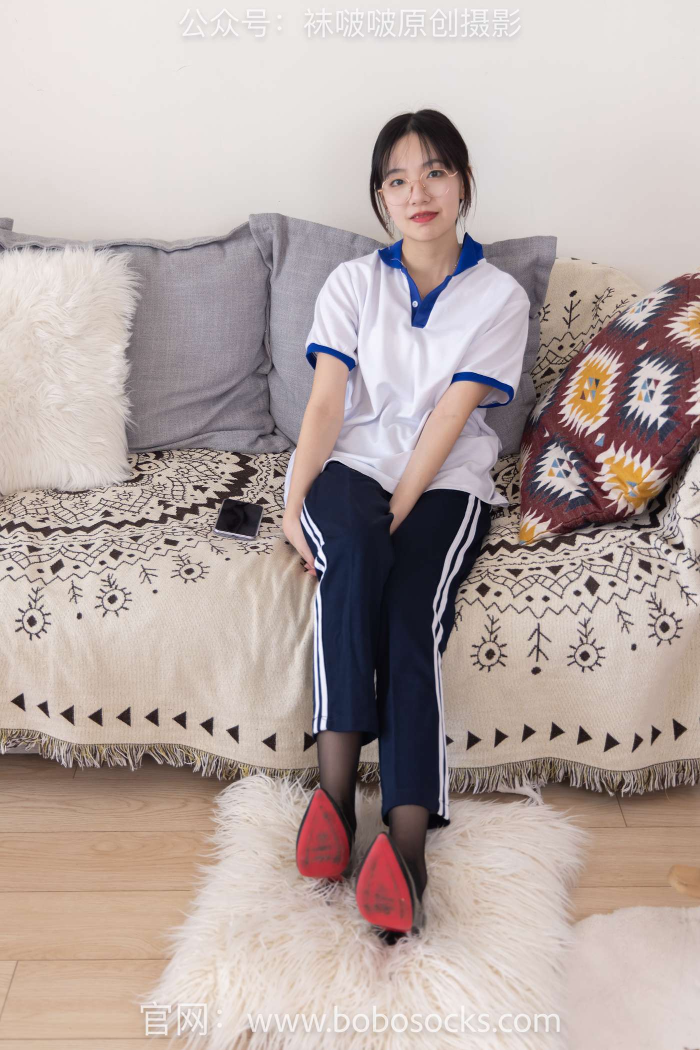 图片[20]-[BoBoSocks袜啵啵]NO.135 小甜豆-高跟鞋、黑丝（脚尖透明款）、裸足[140P] – 速更版-美库