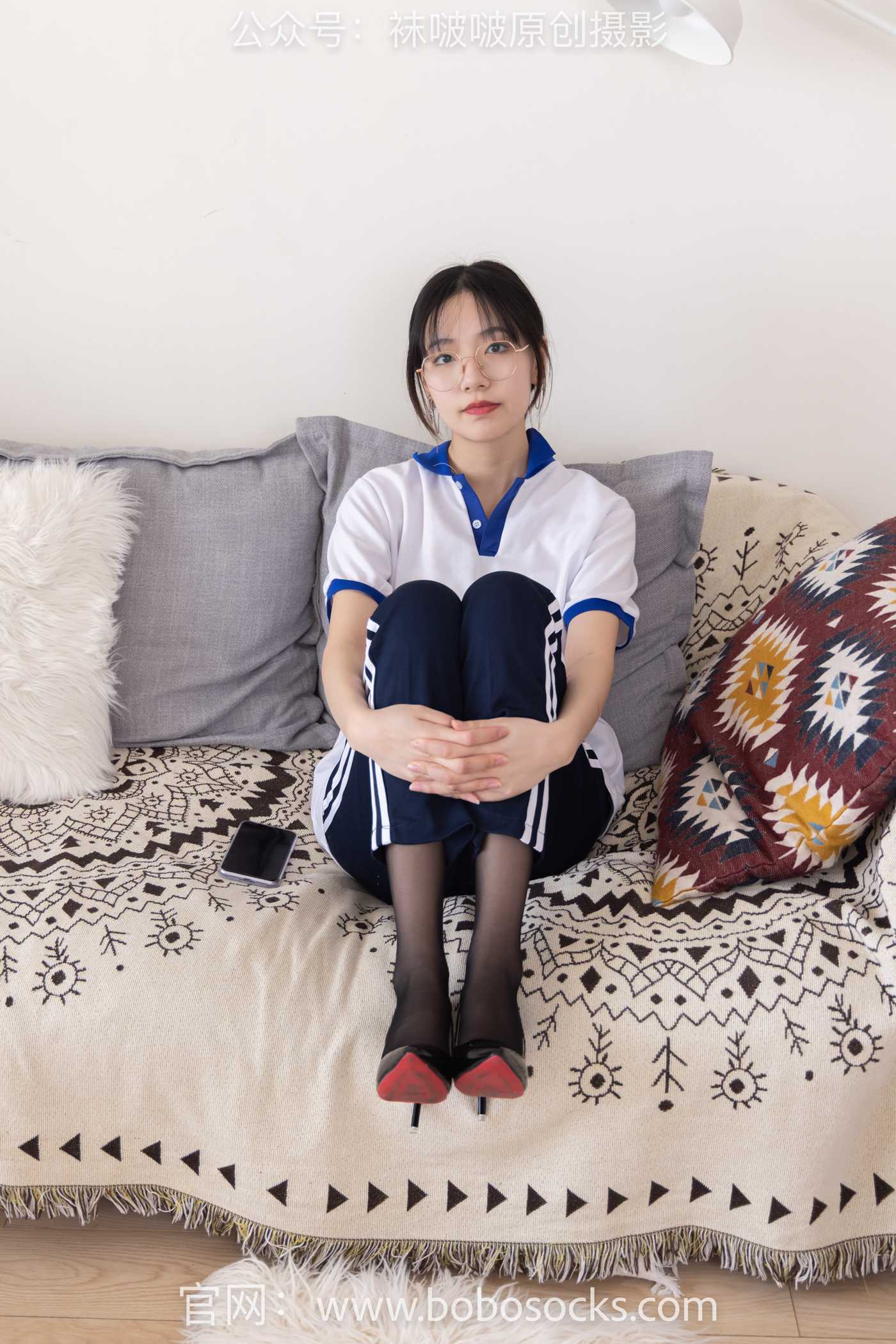 图片[21]-[BoBoSocks袜啵啵]NO.135 小甜豆-高跟鞋、黑丝（脚尖透明款）、裸足[140P] – 速更版-美库