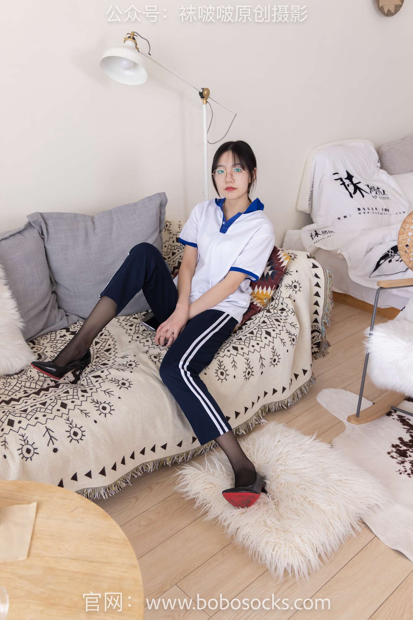 图片[25]-[BoBoSocks袜啵啵]NO.135 小甜豆-高跟鞋、黑丝（脚尖透明款）、裸足[140P] – 速更版-美库