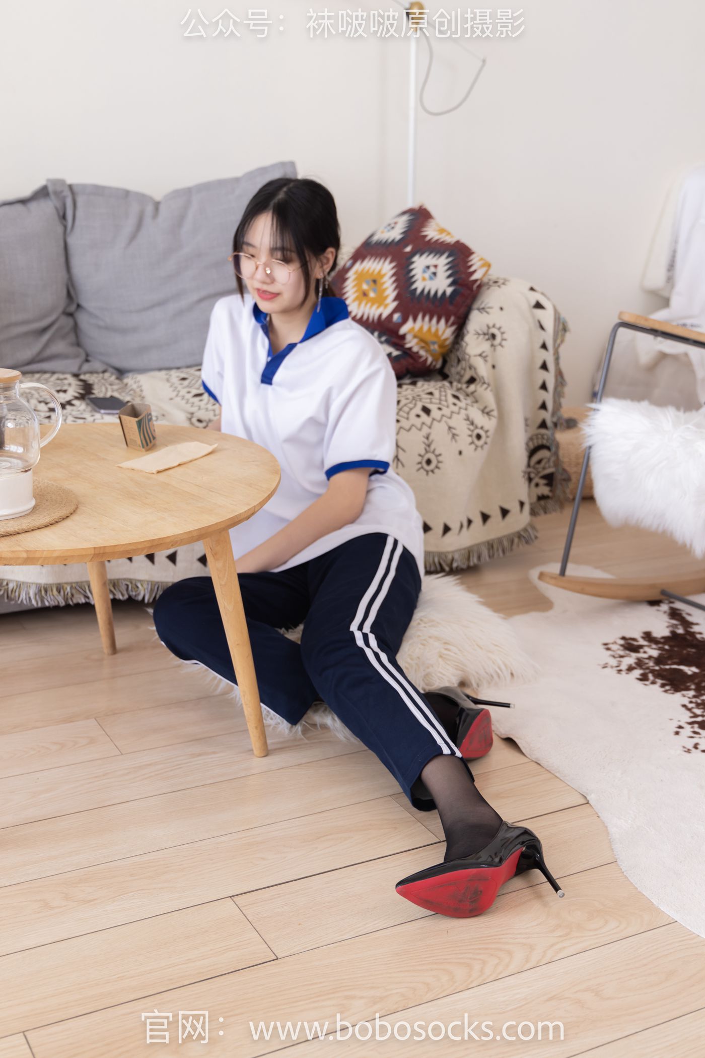 图片[134]-[BoBoSocks袜啵啵]NO.135 小甜豆-高跟鞋、黑丝（脚尖透明款）、裸足[140P] – 速更版-美库