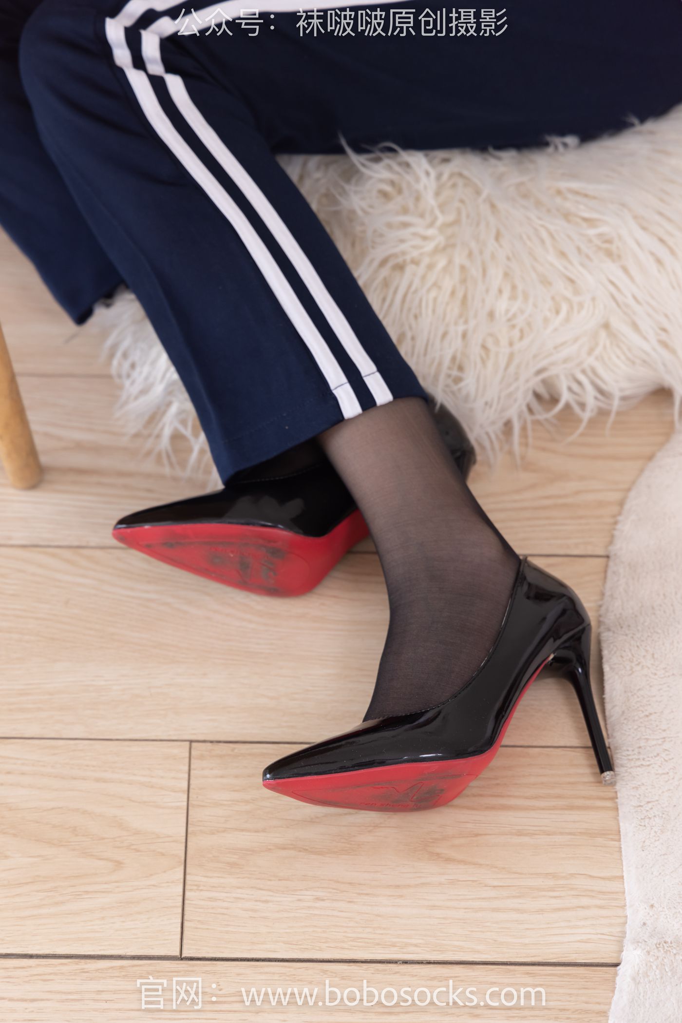 图片[137]-[BoBoSocks袜啵啵]NO.135 小甜豆-高跟鞋、黑丝（脚尖透明款）、裸足[140P] – 速更版-美库