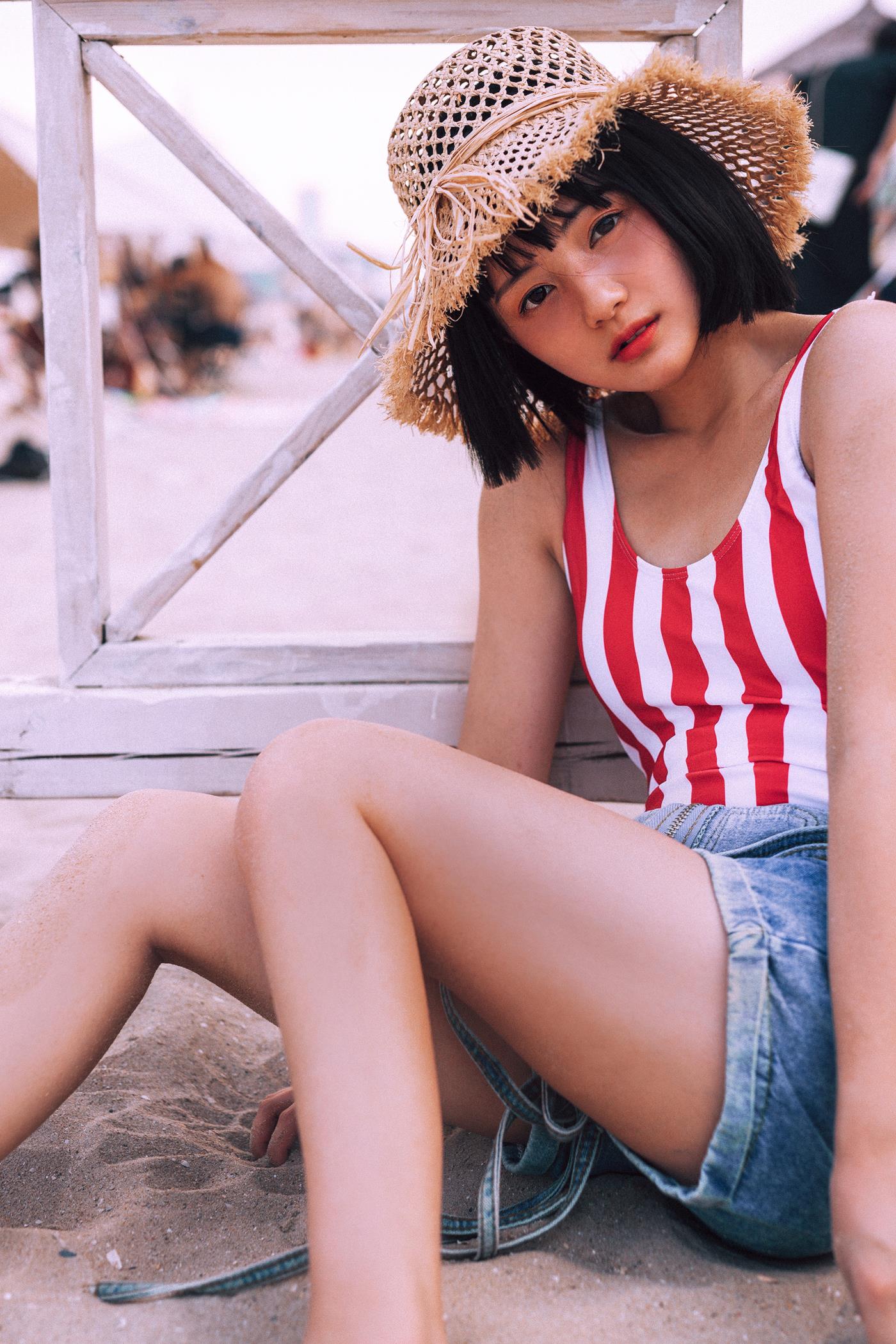 图片[15]-[YITUYU艺图语] 2021.11.24 红色沙滩少女 黎美汐 [42P] – 速更版-美库