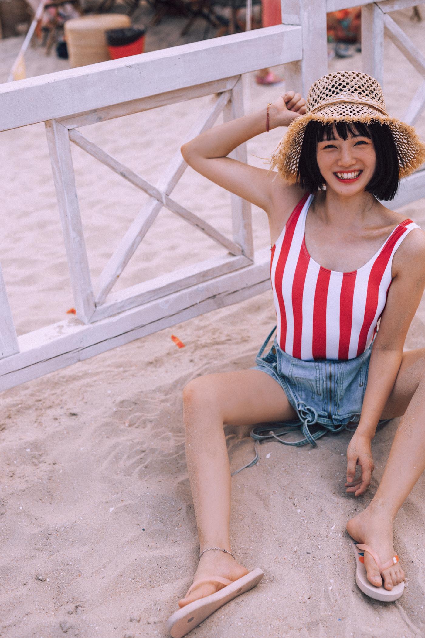 图片[21]-[YITUYU艺图语] 2021.11.24 红色沙滩少女 黎美汐 [42P] – 速更版-美库