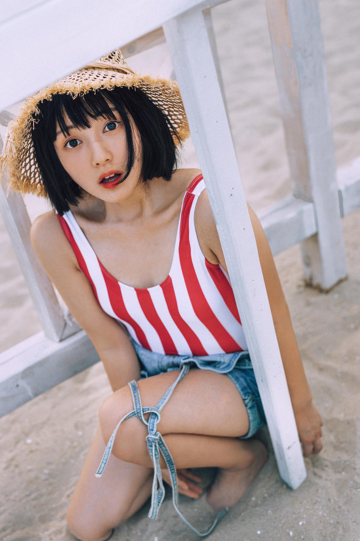 图片[26]-[YITUYU艺图语] 2021.11.24 红色沙滩少女 黎美汐 [42P] – 速更版-美库