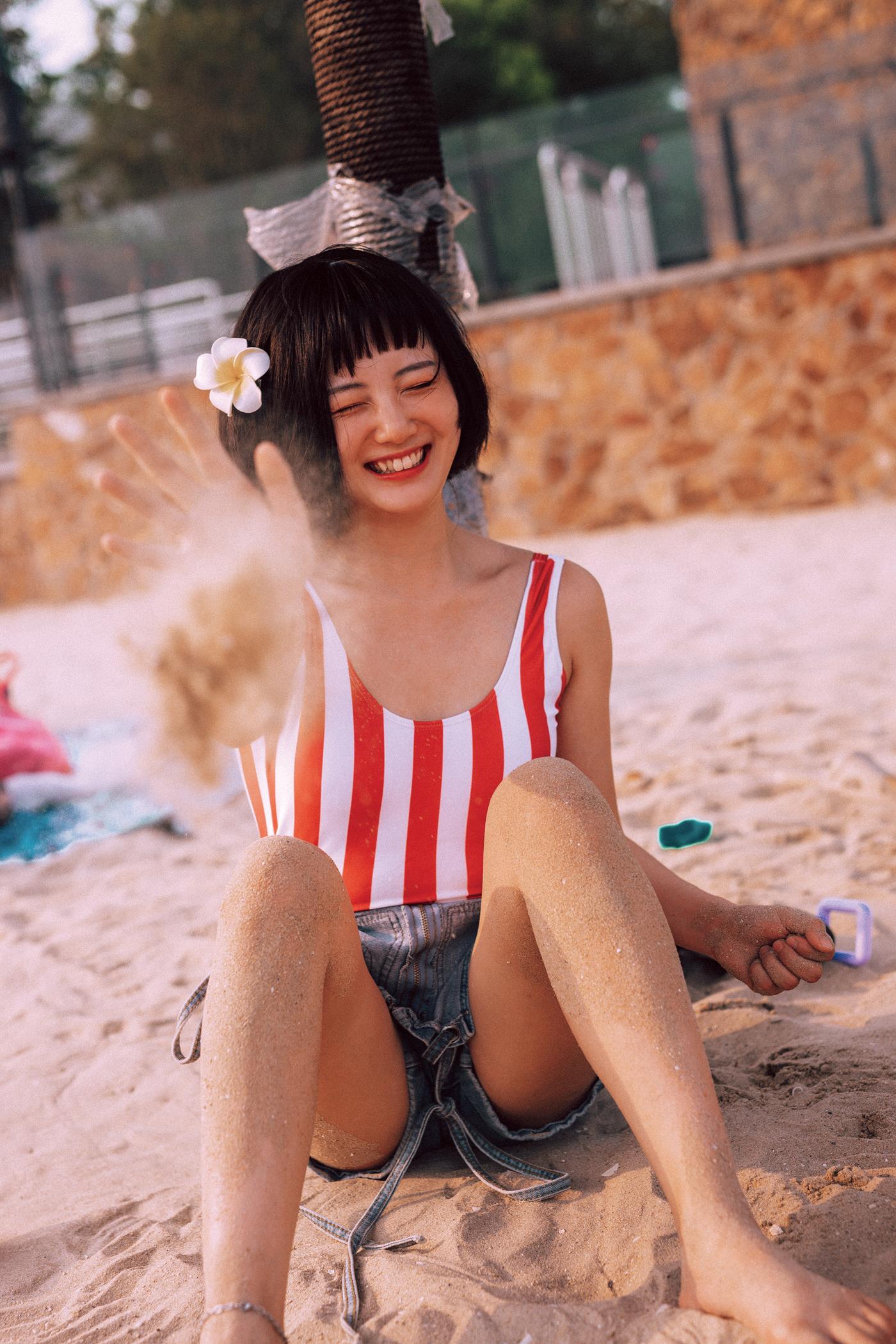 图片[31]-[YITUYU艺图语] 2021.11.24 红色沙滩少女 黎美汐 [42P] – 速更版-美库